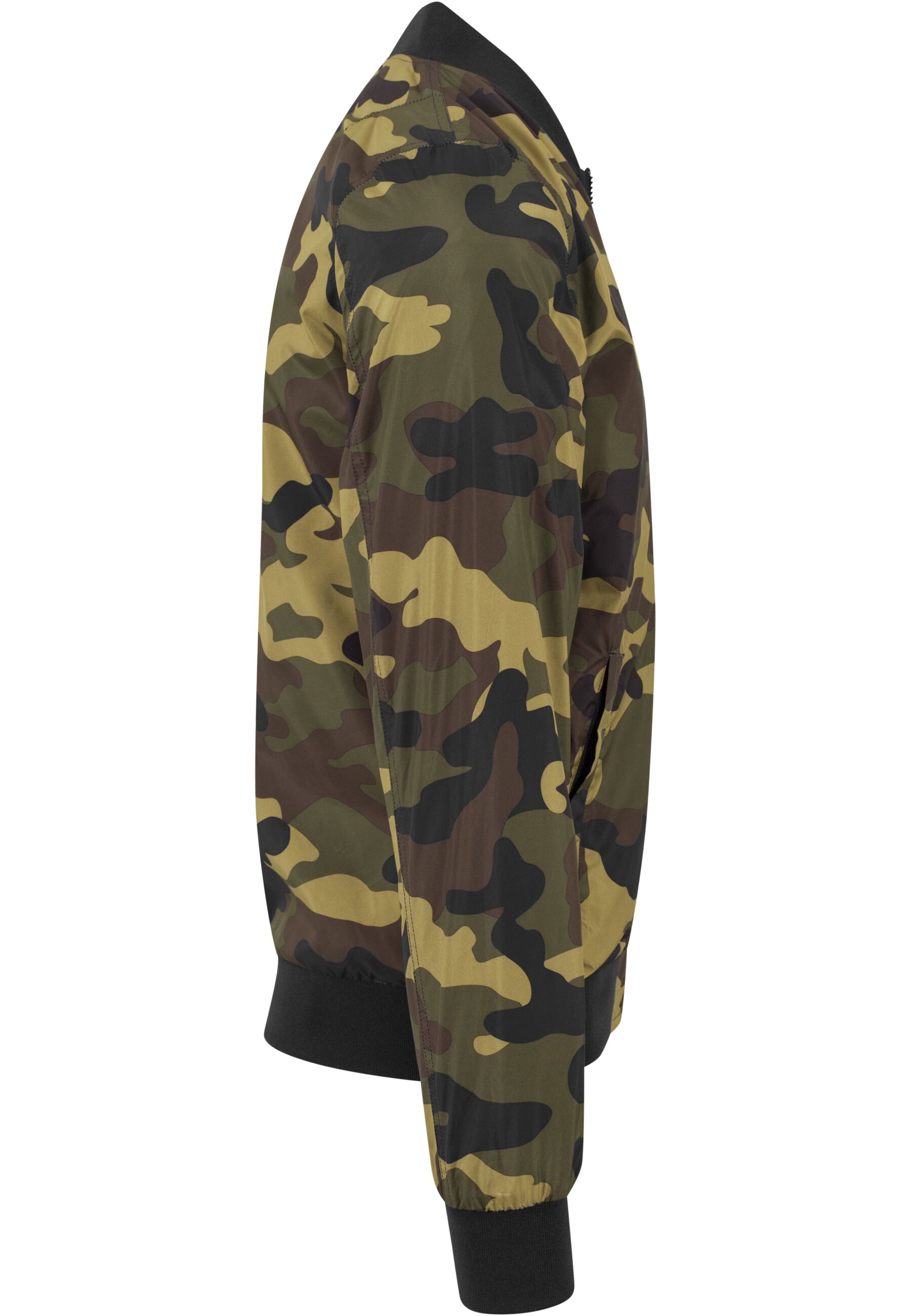 URBAN CLASSICS Allwetterjacke »Urban Classics Herren Light Camo Bomber Jacket«, (1 St.), ohne Kapuze