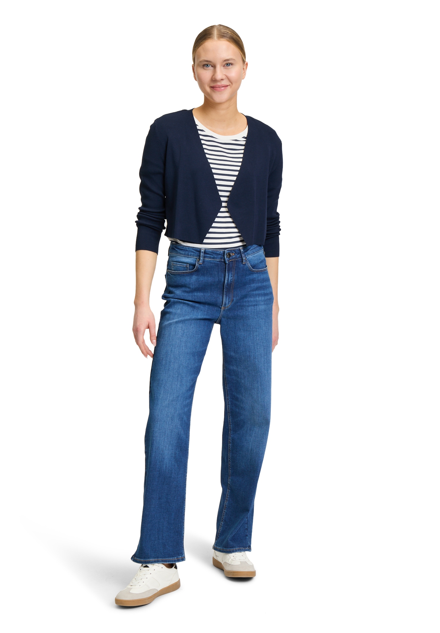 Betty&Co Strickjacke »Betty & Co Feinstrickjacke ohne Verschluss«, Struktur