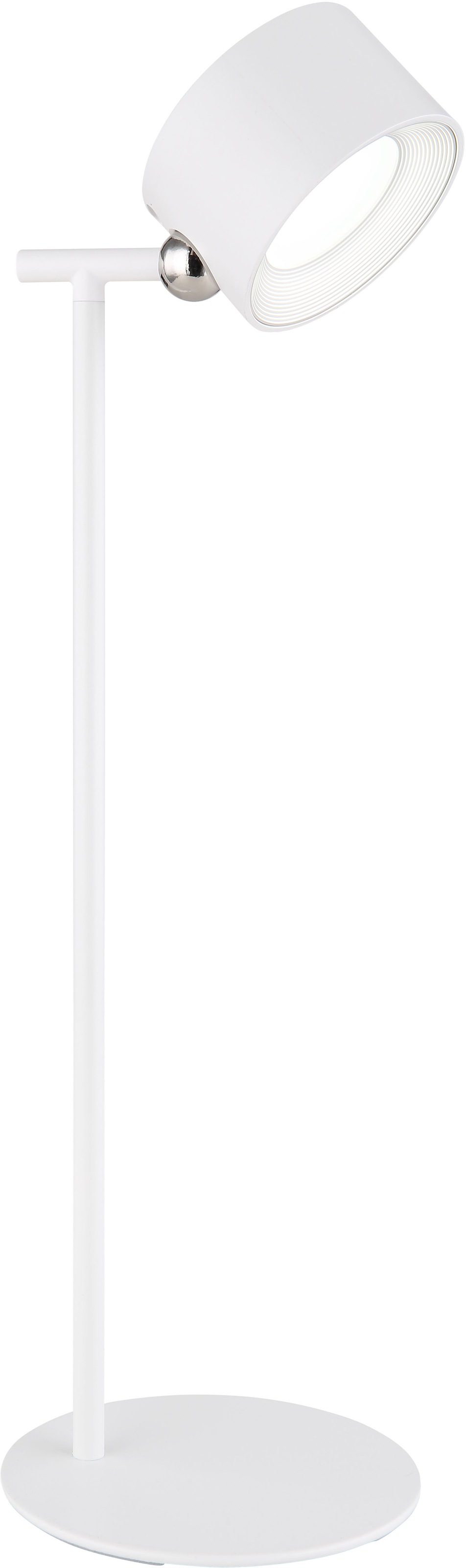 GLOBO LIGHTING LED Tischleuchte "JORJE"weiß, Leuchten, Tischlampe/Arbeitszimmer/Bürotischleuchte/weiß/Akku