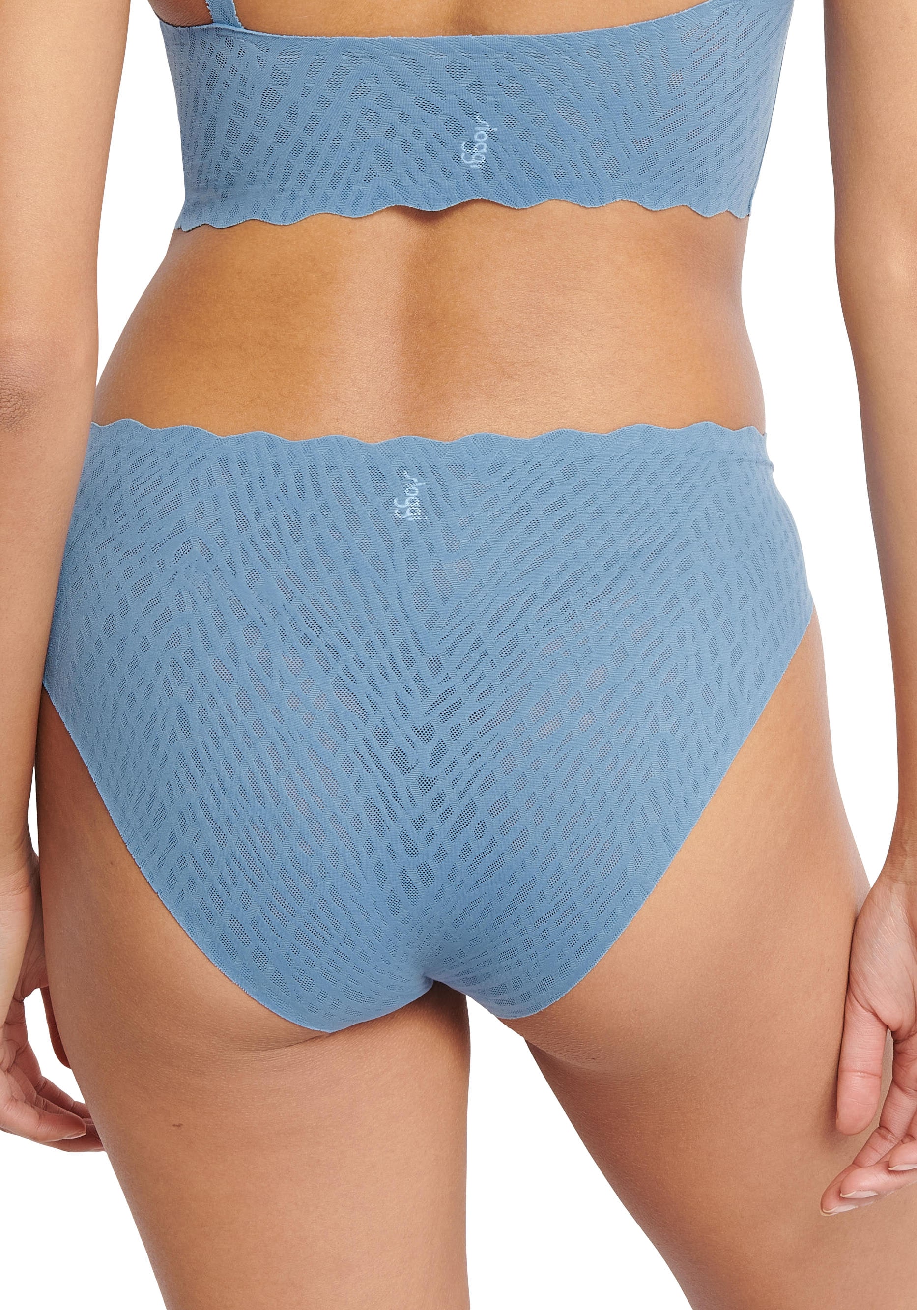 sloggi Slip »ZERO Feel Bliss High leg«, nahtlos mit Spitzenoptik