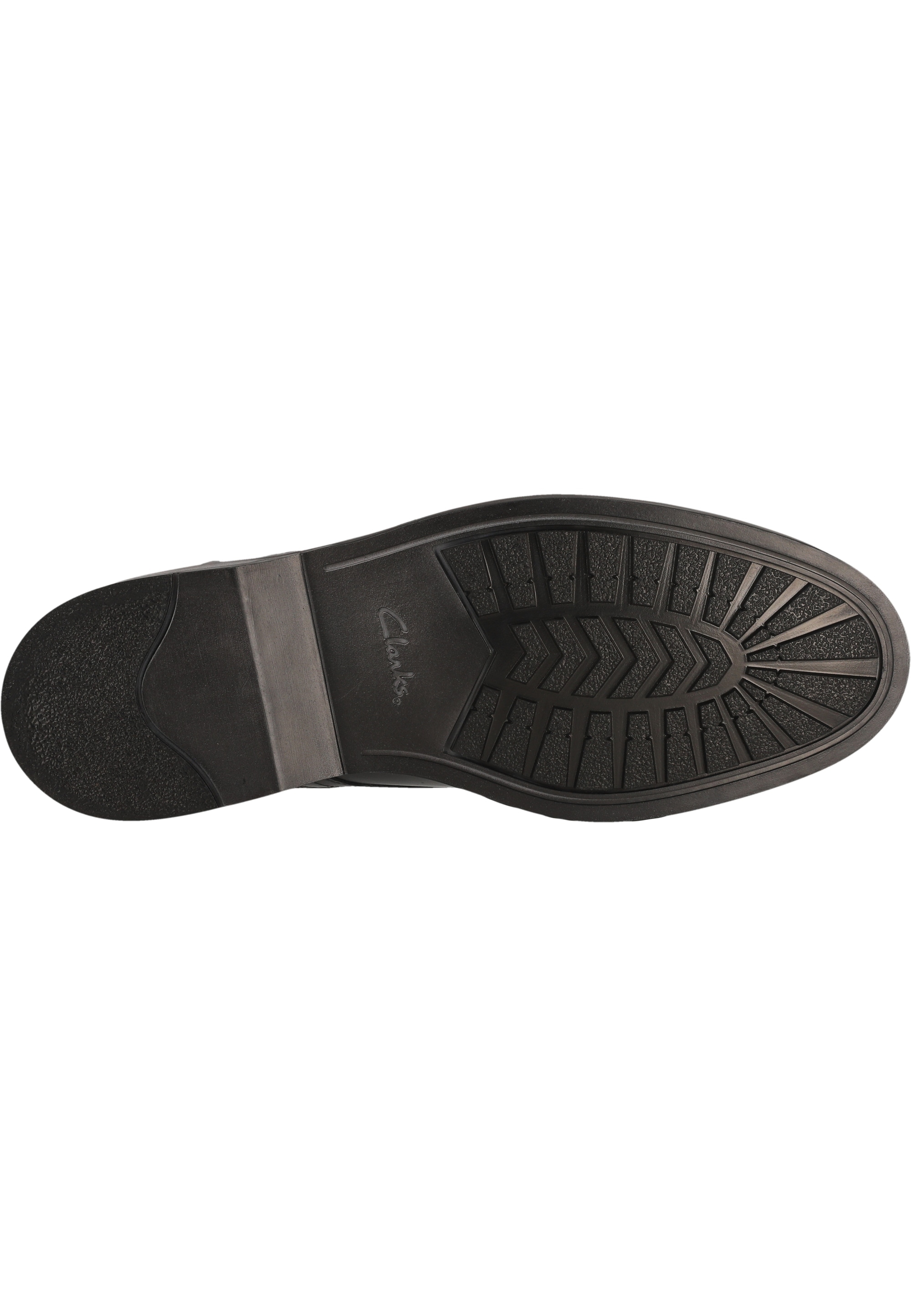 Clarks Stiefelette »Aldwin Cap«, mit vielseitiger Optik und ganztägigem Komfort