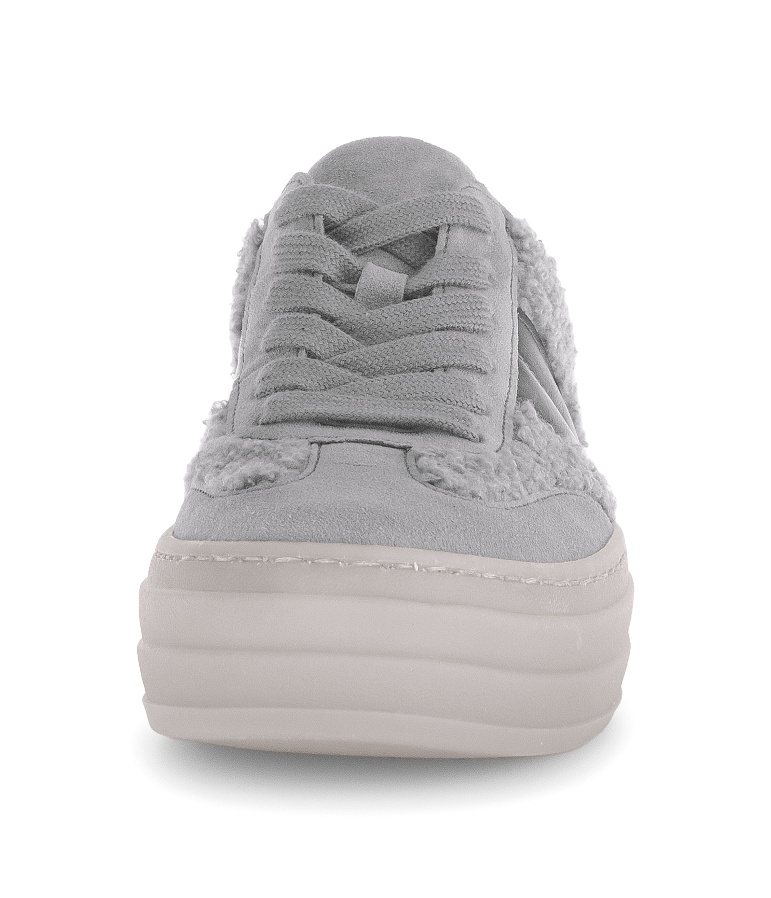 Gabor Plateausneaker, Freizeitschuh, Halbschuh, Schnürschuh in Teddy-Optik