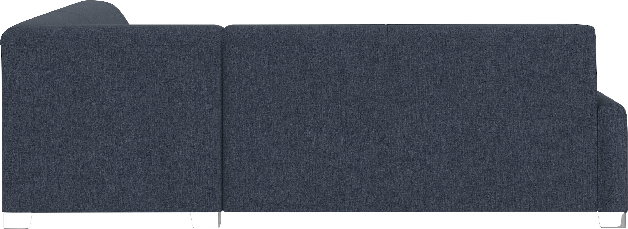 DOMO collection Ecksofa »Anzio in kubischer Formensprache, flache Armlehnen, L-Form«, Wahlweise mit Bettfunktion und Federkern für hohen Sitzkomfort