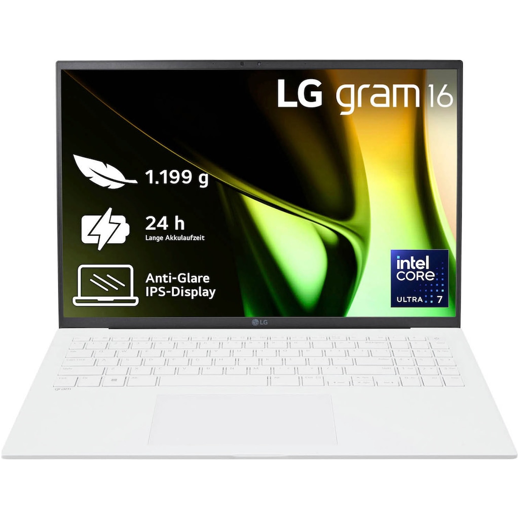 LG Notebook »Gram 16" 16Z90S-G.AA77G Ultralight«, 40,6 cm, / 16 Zoll, Intel, Core Ultra 7, ARC, 1000 GB SSD