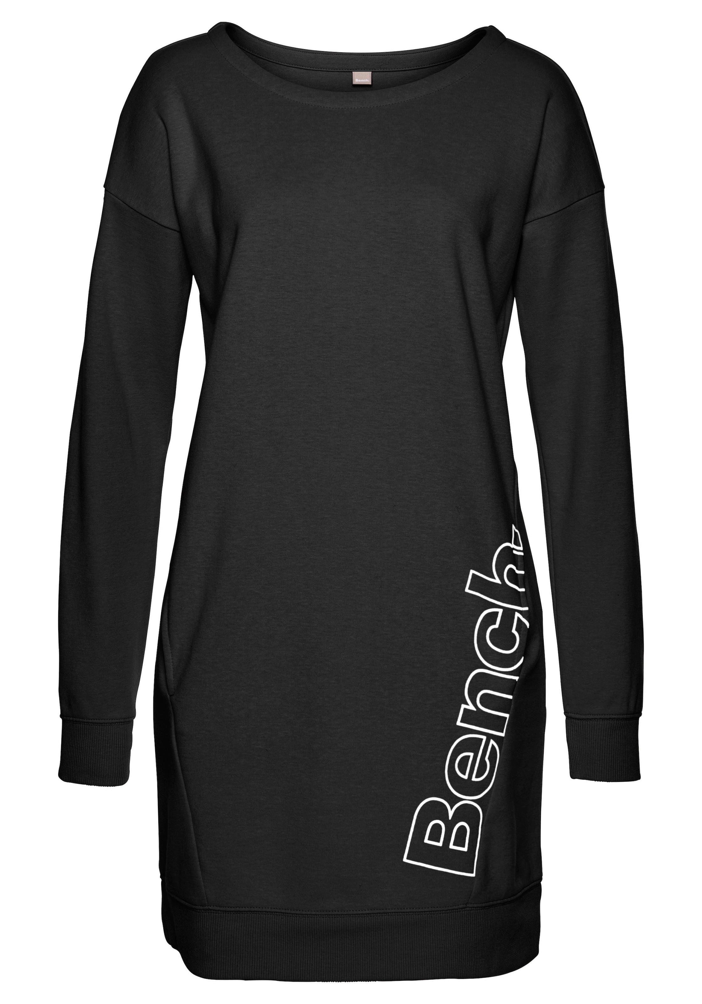 Bench. Loungewear Sweatkleid, mit seitlichem Logoprint günstig online kaufen