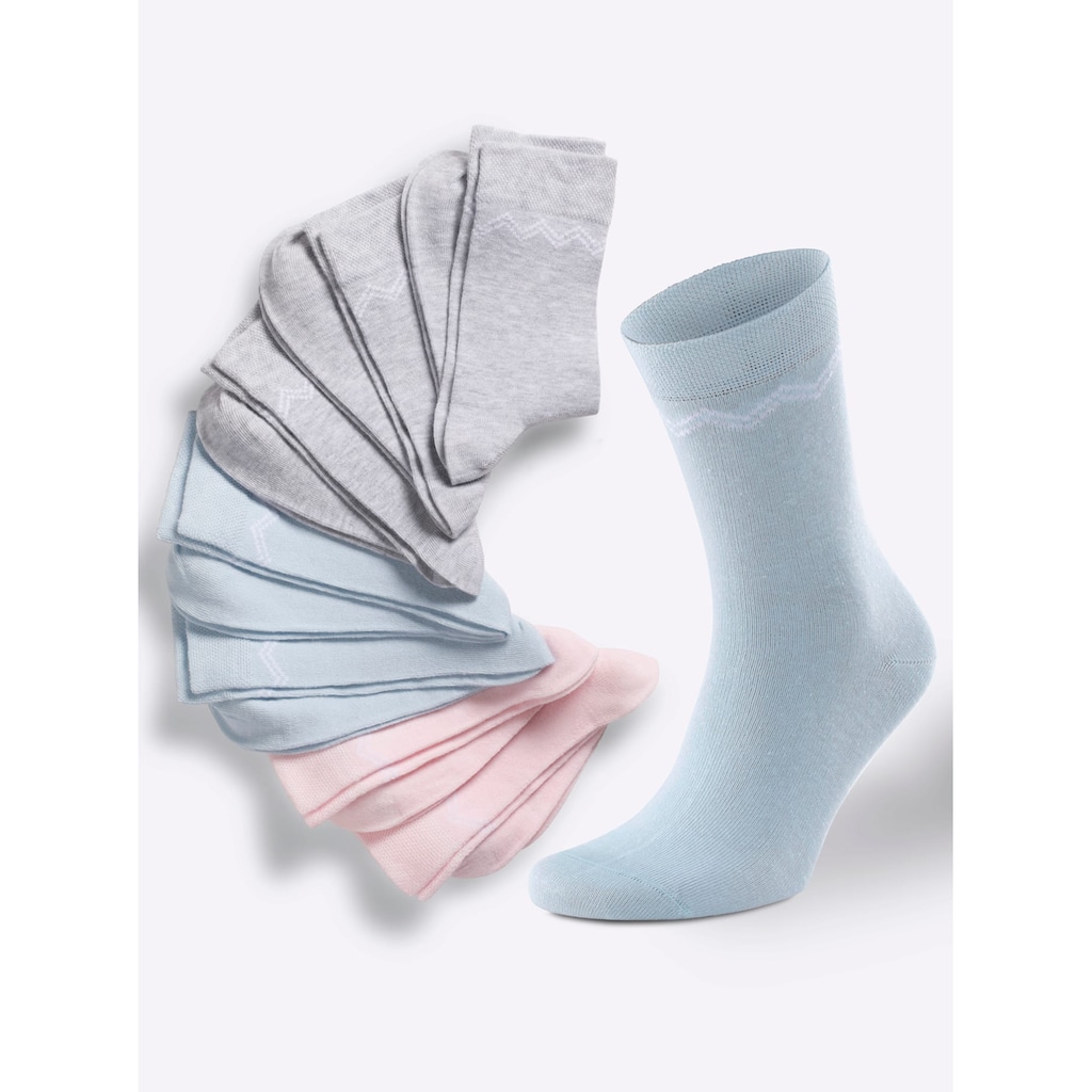wäschepur Socken, (7 Paar)
