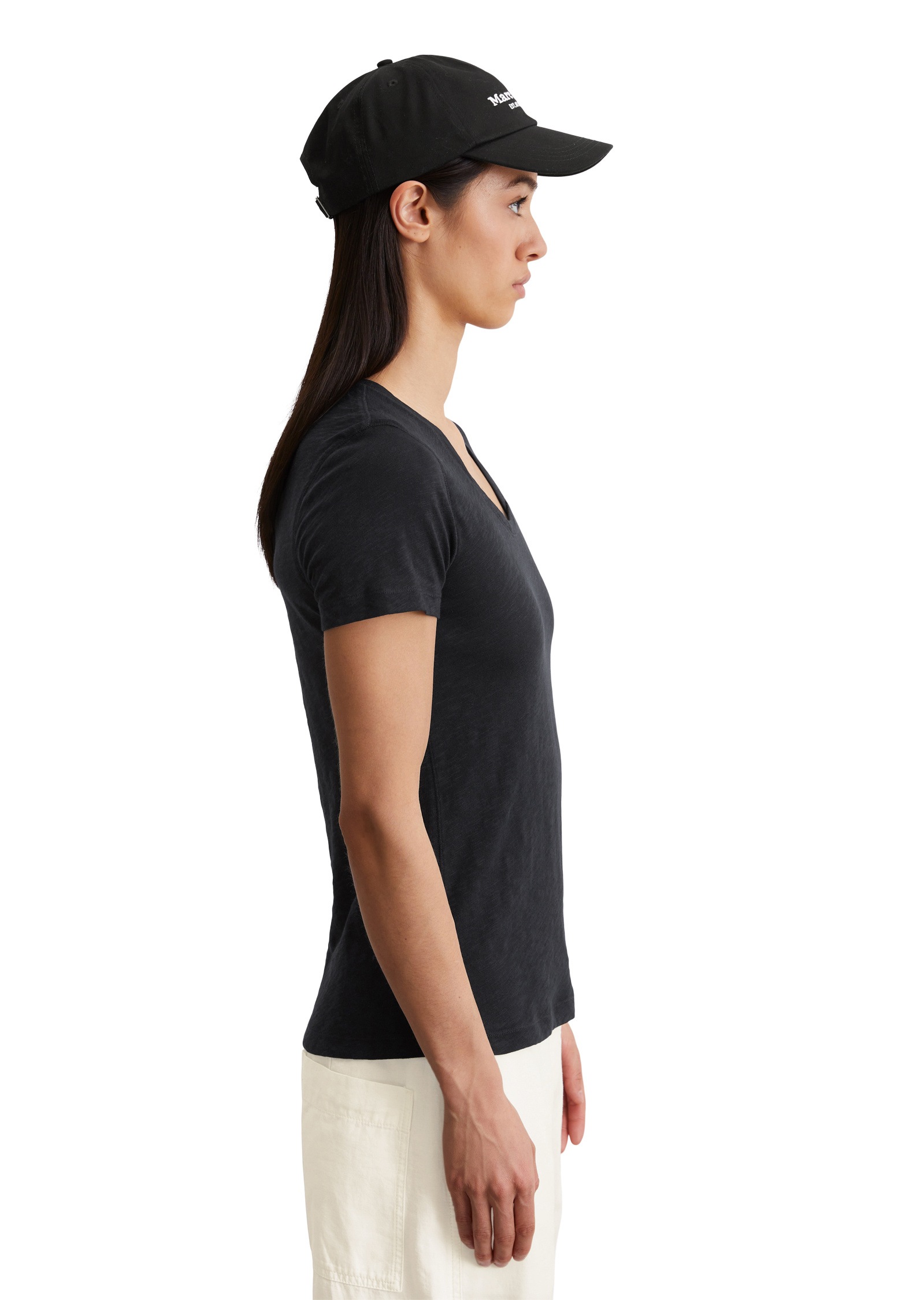 Marc O'Polo T-Shirt »mit getwistetem Ausschnitt«