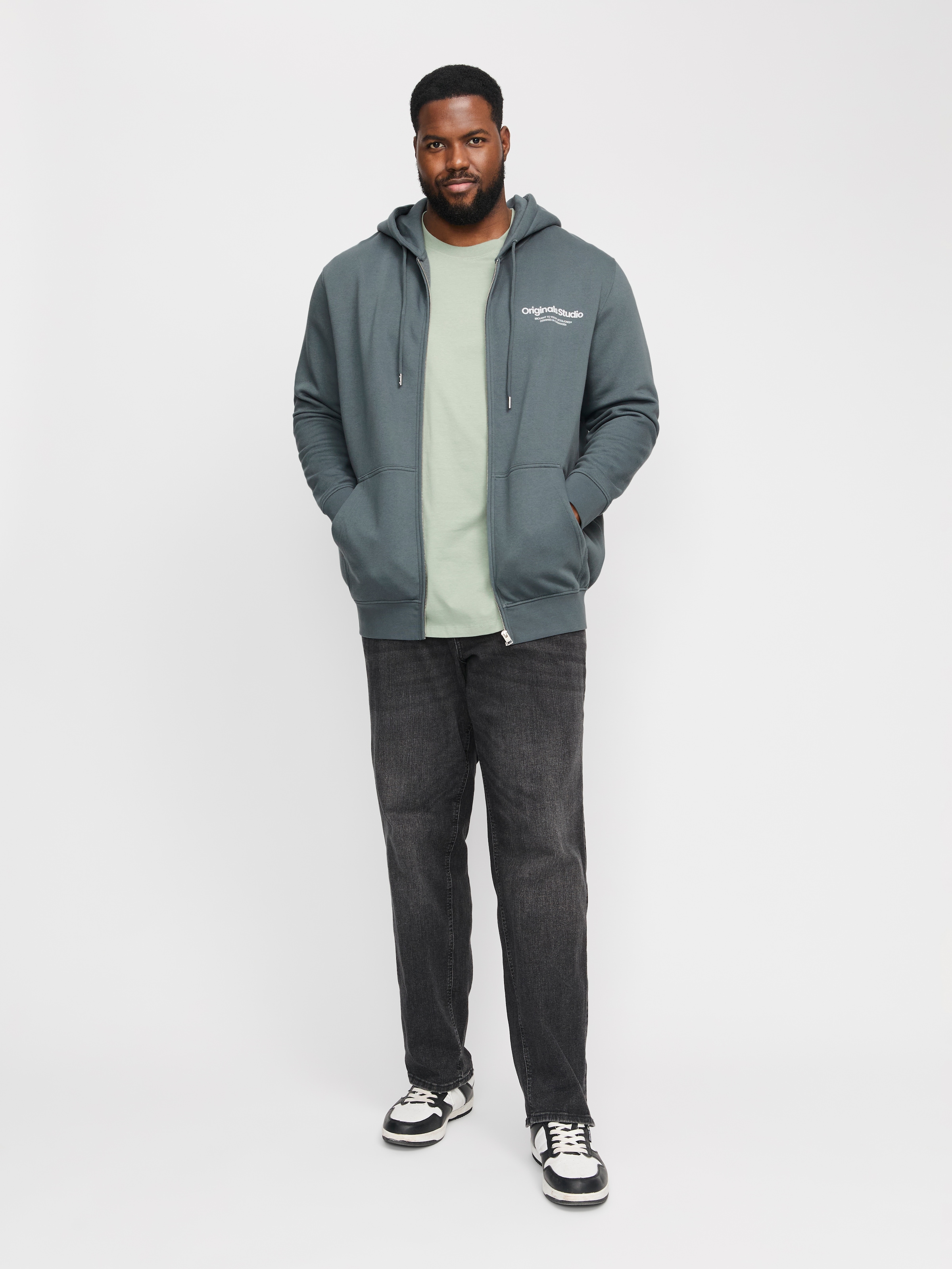 Jack & Jones PlusSize Kapuzensweatjacke »JORVESTERBRO SWEAT ZIP HOOD NOOS PLS«