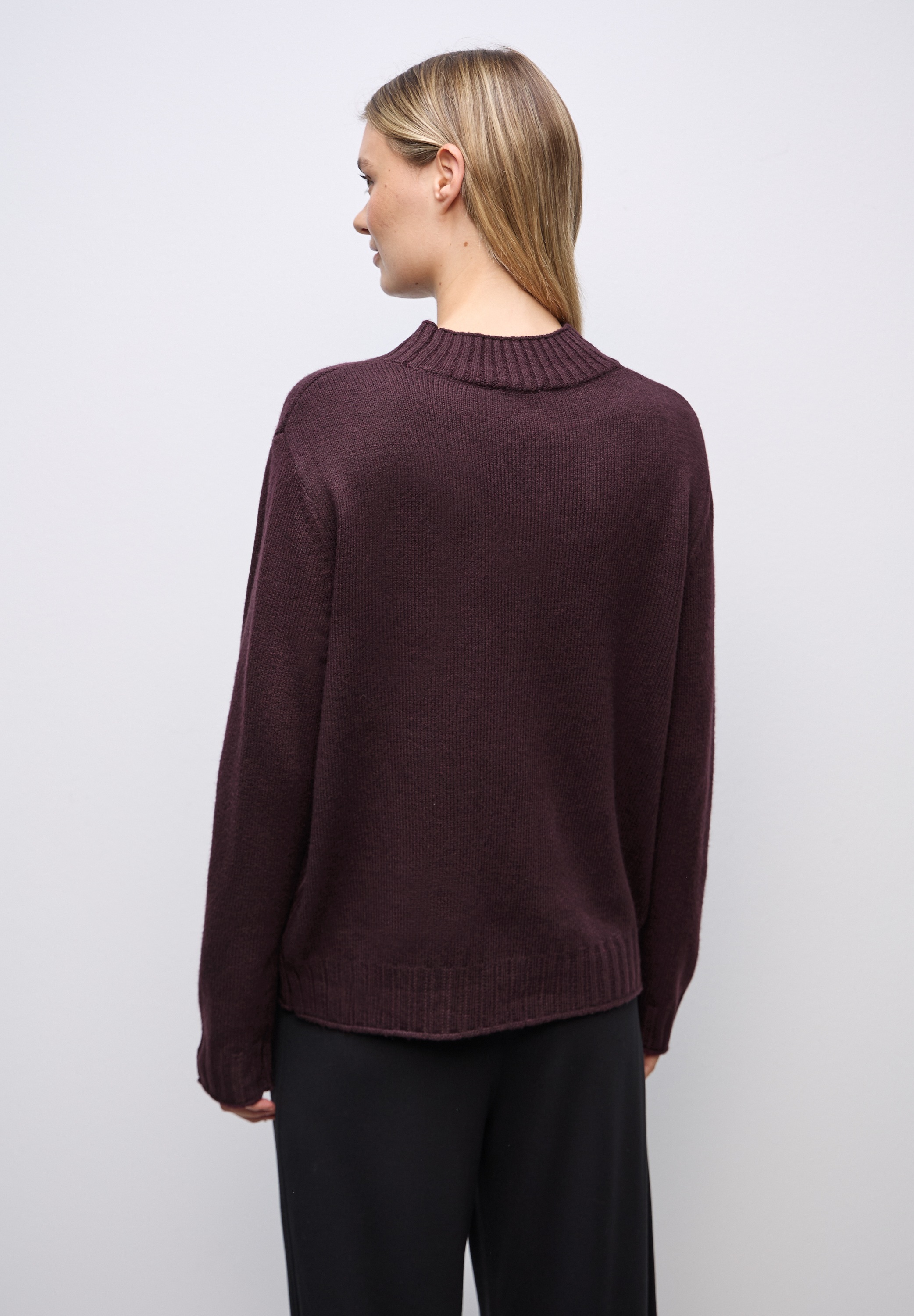 STREET ONE Rollkragenpullover mit Rippbündchen