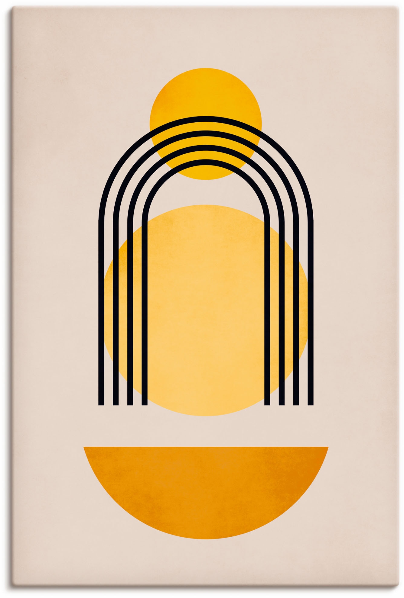 Artland "Geometrica Nr. 5" Muster 1 Stk. tlg. als Leinwandbild, Poster in v günstig online kaufen