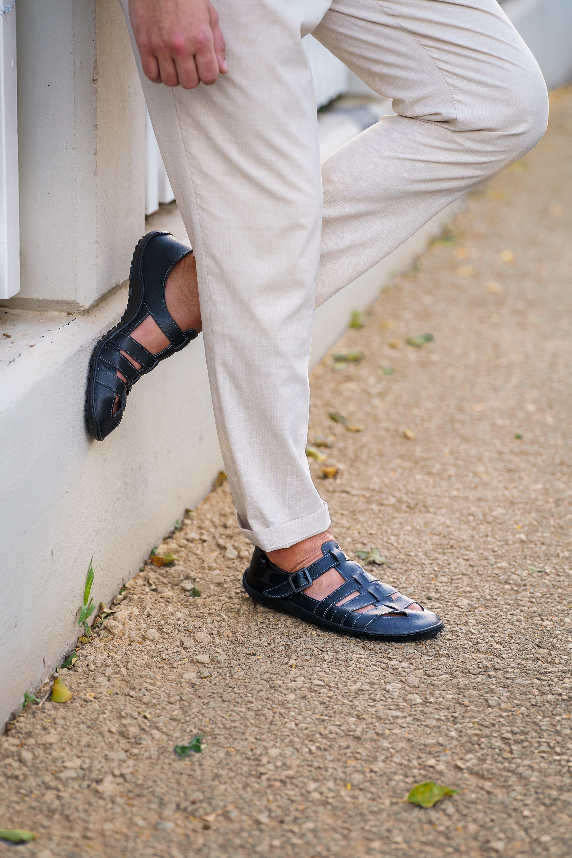 Leguano Barfußschuh »JARO«, Sandale, Bequemschuh, Sommerschuh mit Schnallenverschluss