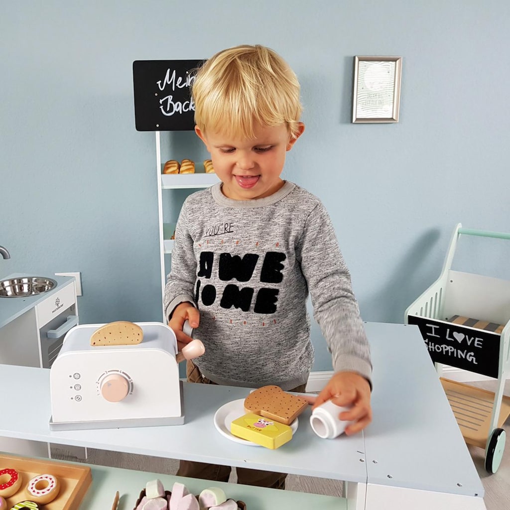 MUSTERKIND® Kinder-Toaster »Olea, weiß/graublau«