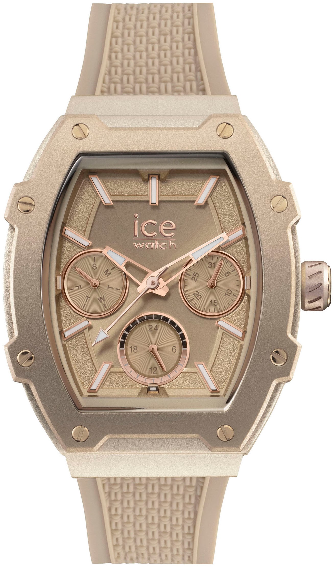 ice-watch Multifunktionsuhr »ICE boliday - Alu - Small - MT«, Quarzuhr, Armbanduhr, Damenuhr, analog, Datum, 12/24-Stunden-Anzeige