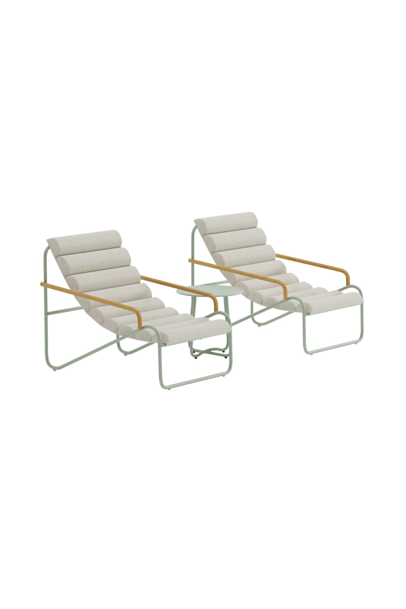 Venture Home Gartenlounge-Set »Ithaka, großzügiges Outdoor-Set für hohen Sitzkomfort« 3 tlg. Loungemöbel mit Stoffbezug, angenehm, weich