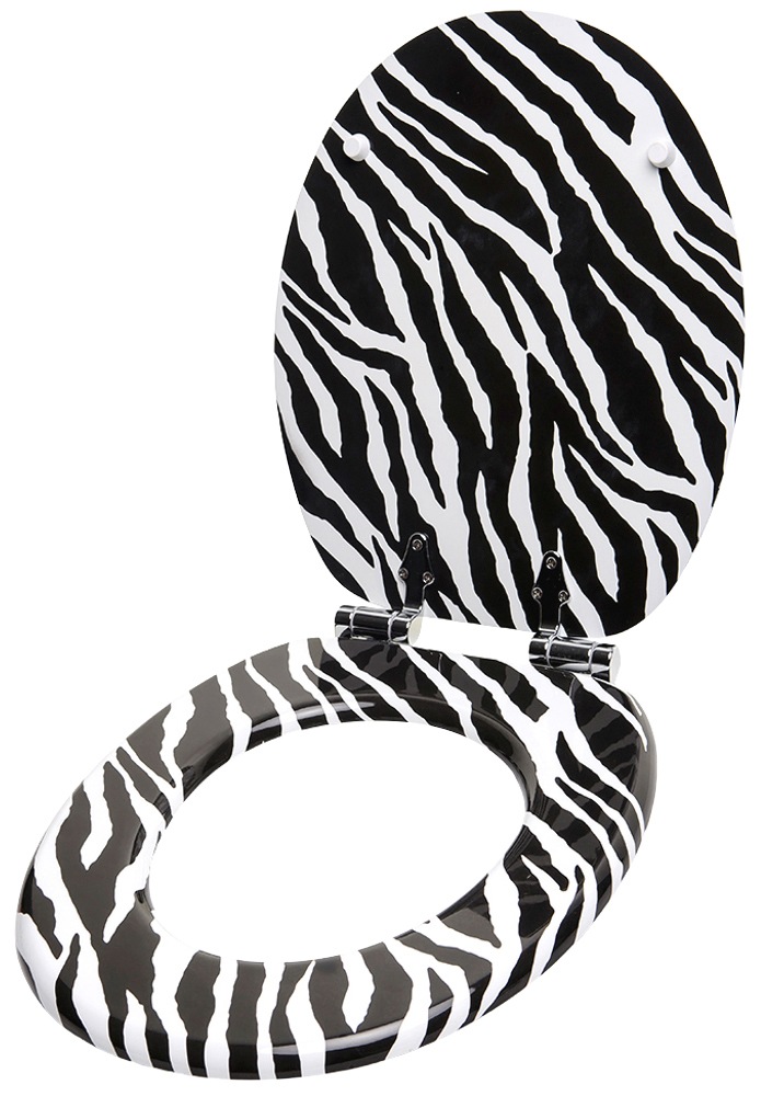 Sanilo WC-Sitz »Zebra Look«, mit Absenkautomatik