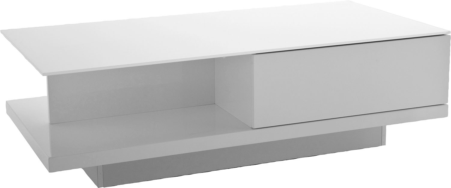 SalesFever Couchtisch "im minimalistischen Stil", Elegante Tischplatte aus günstig online kaufen