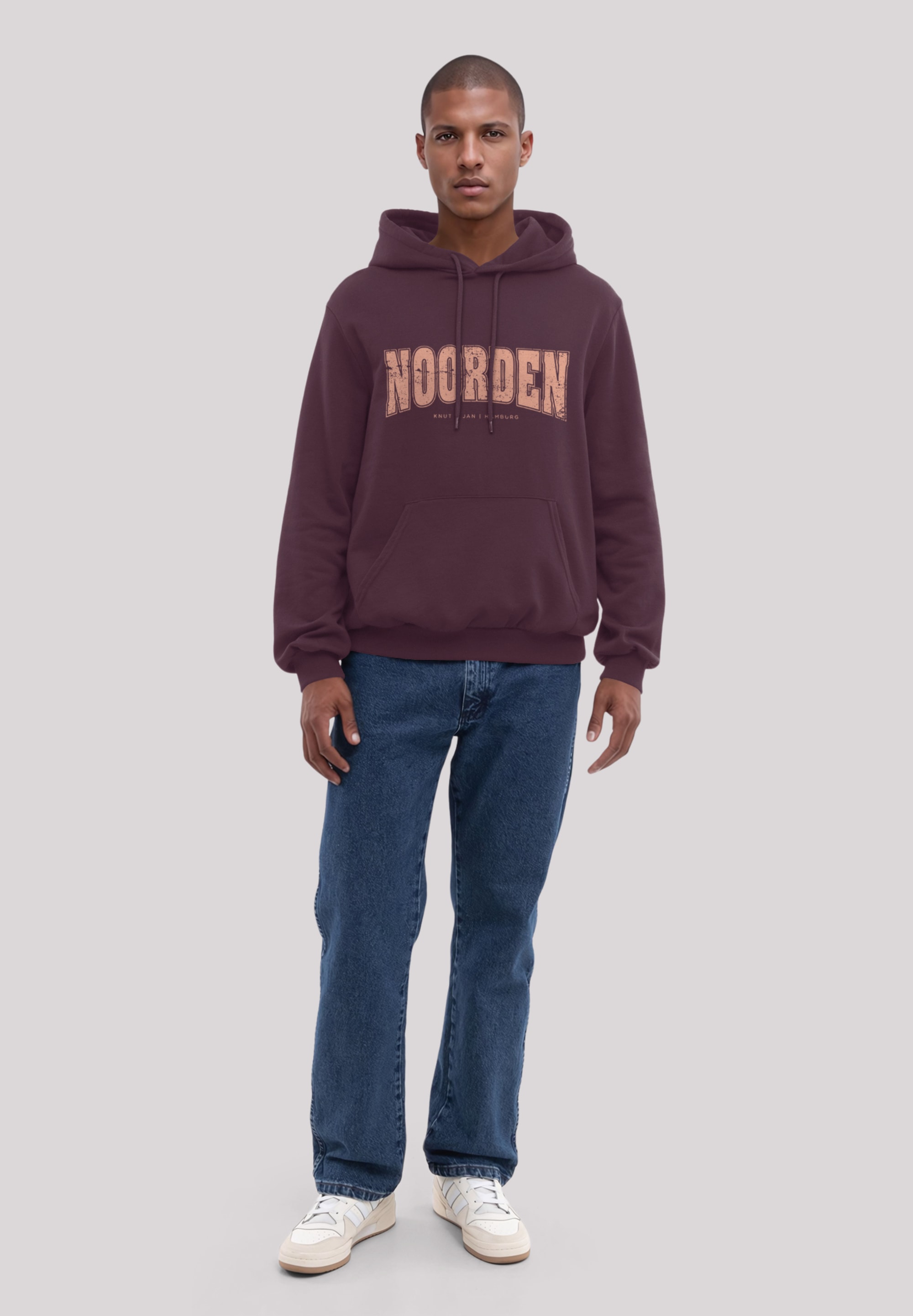 F4NT4STIC Kapuzenpullover »Knut & Jan Hamburg Noorden Collegiate«, Premium Qualität