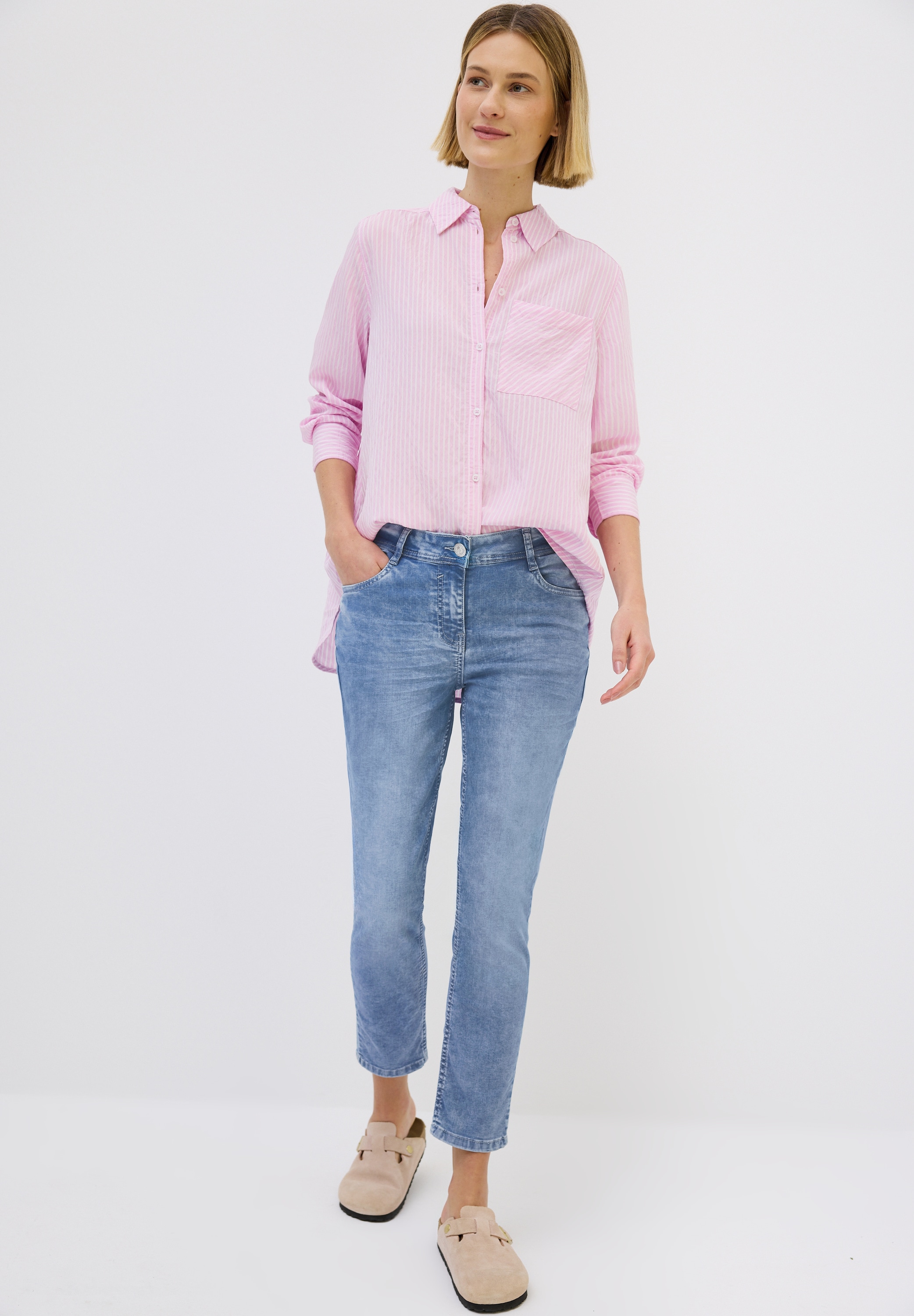 Cecil Comfort-fit-Jeans, Middle Waist