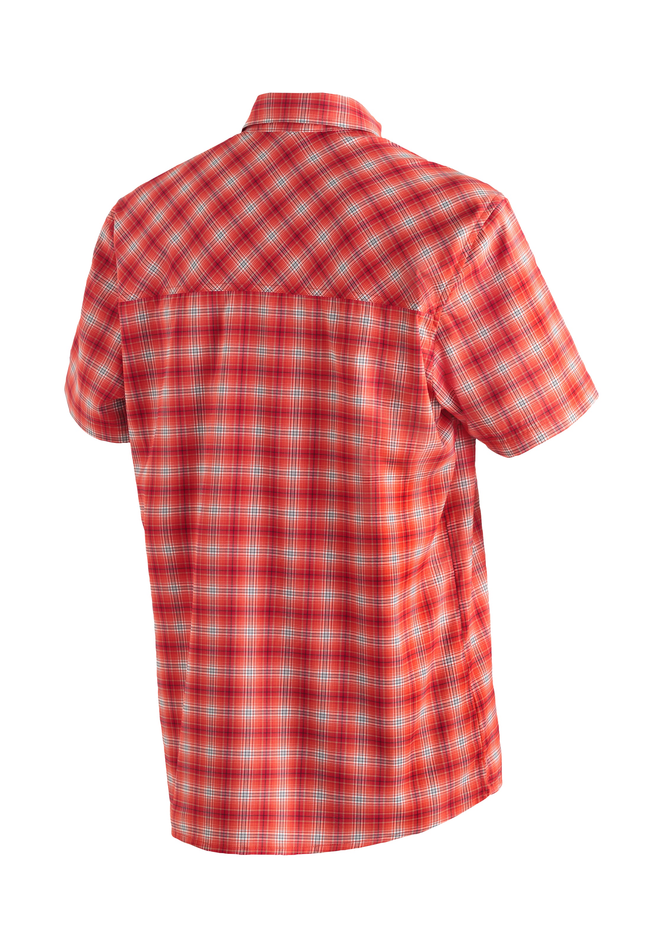 Maier Sports Outdoorhemd »Kasen S/S M«, kurzarm Herrenhemd, atmungsaktives Wanderhemd, Karohemd