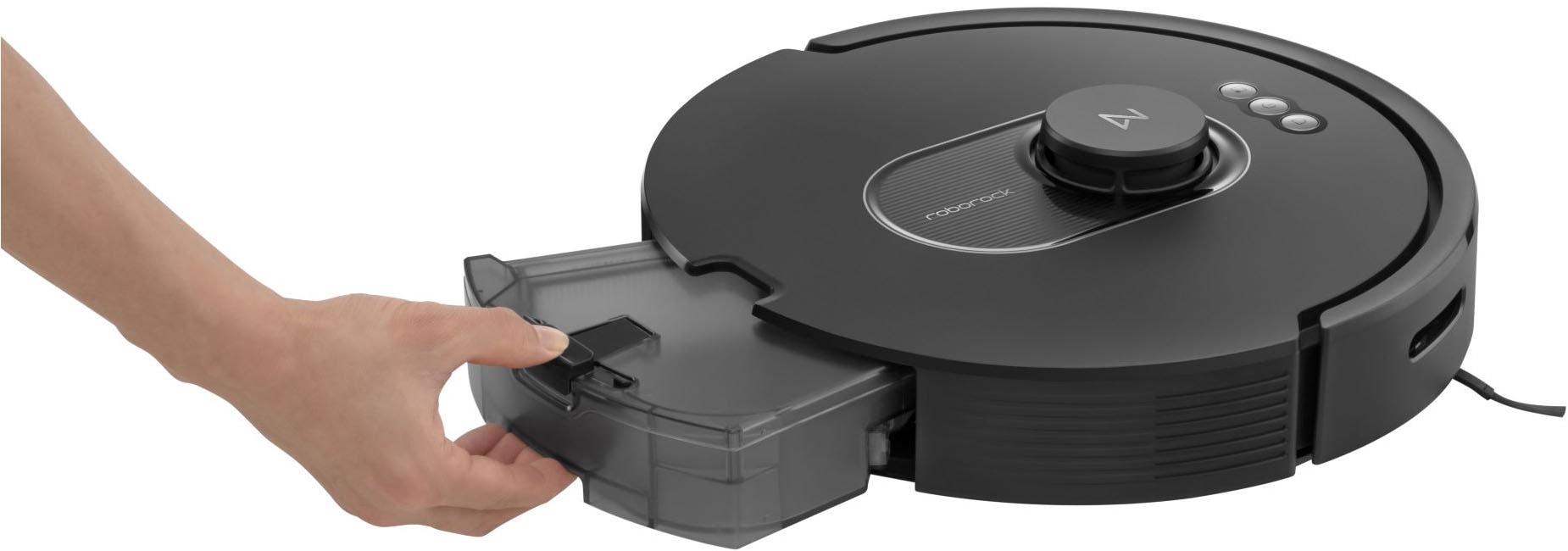 Roborock Saugroboter »Q5 Max+, 5.500 PA Saukgraft, DuoRoller Bürste, smarte Navigation«, automatische Staubentleerung, 240min max. Laufzeit