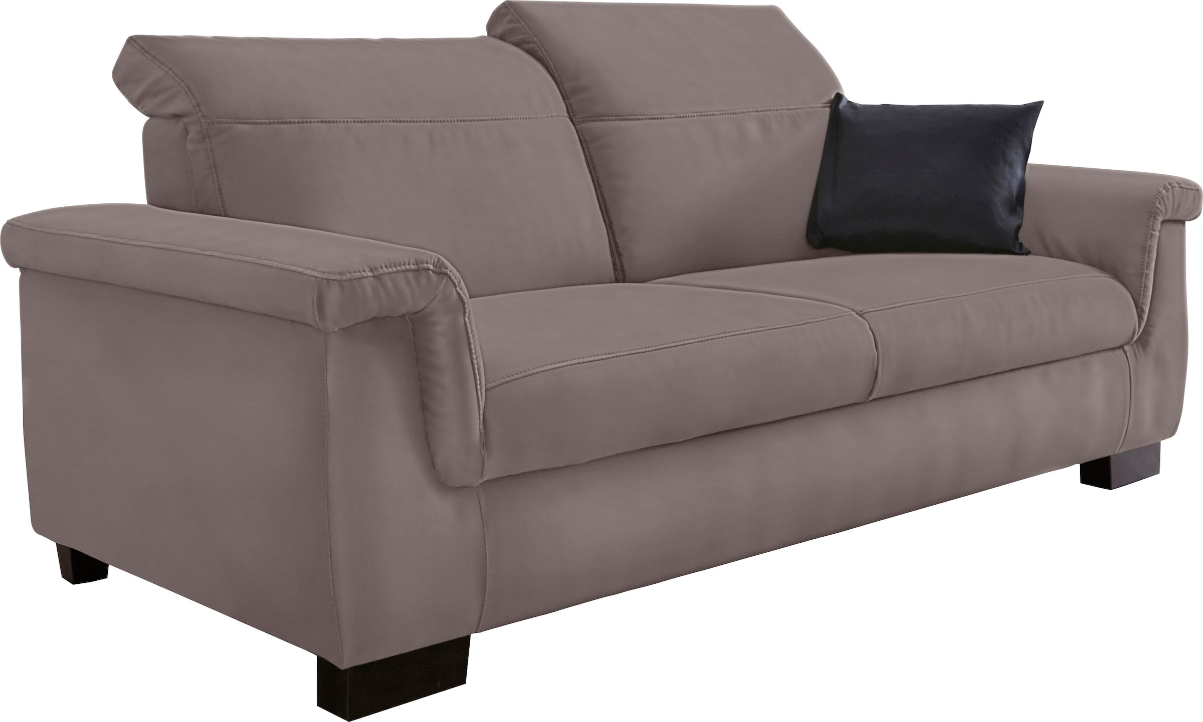 DOMO collection 2,5-Sitzer "Sully bequem, Breite 210cm, zeitlos und elegant" wahlweise mit Rückenverstellung