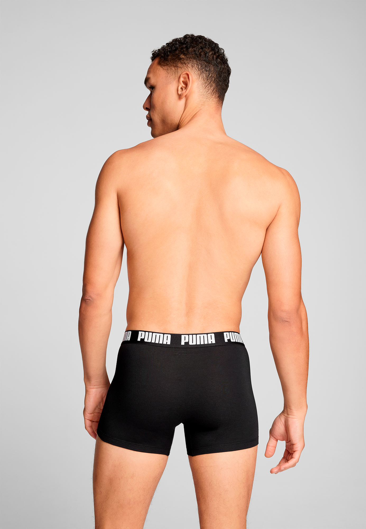 PUMA Boxershorts »PUMA MEN EVERYDAY BASIC BOXERS 2P«, (2er Pack), mit Logobund
