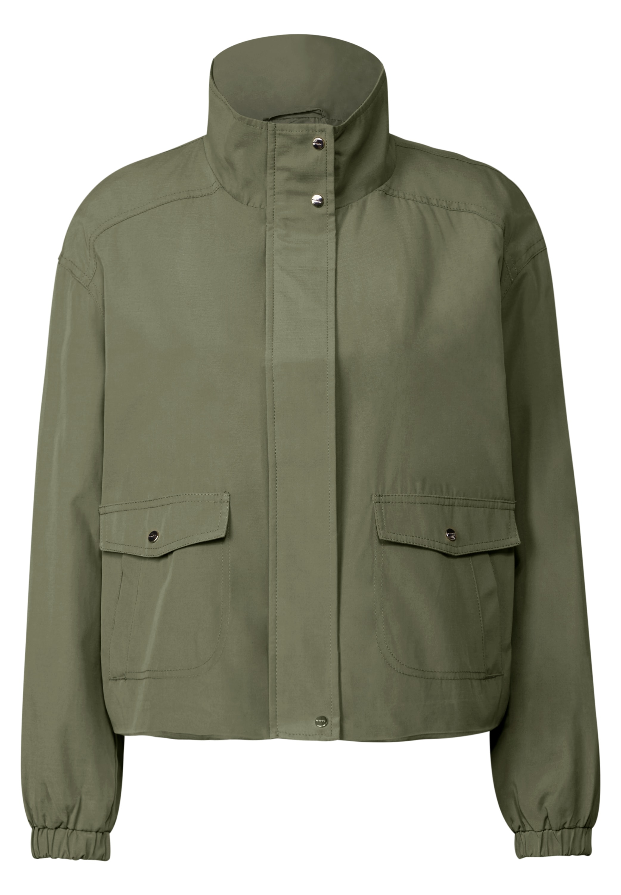 STREET ONE Kurzjacke, ohne Kapuze, aus softem Materialmix