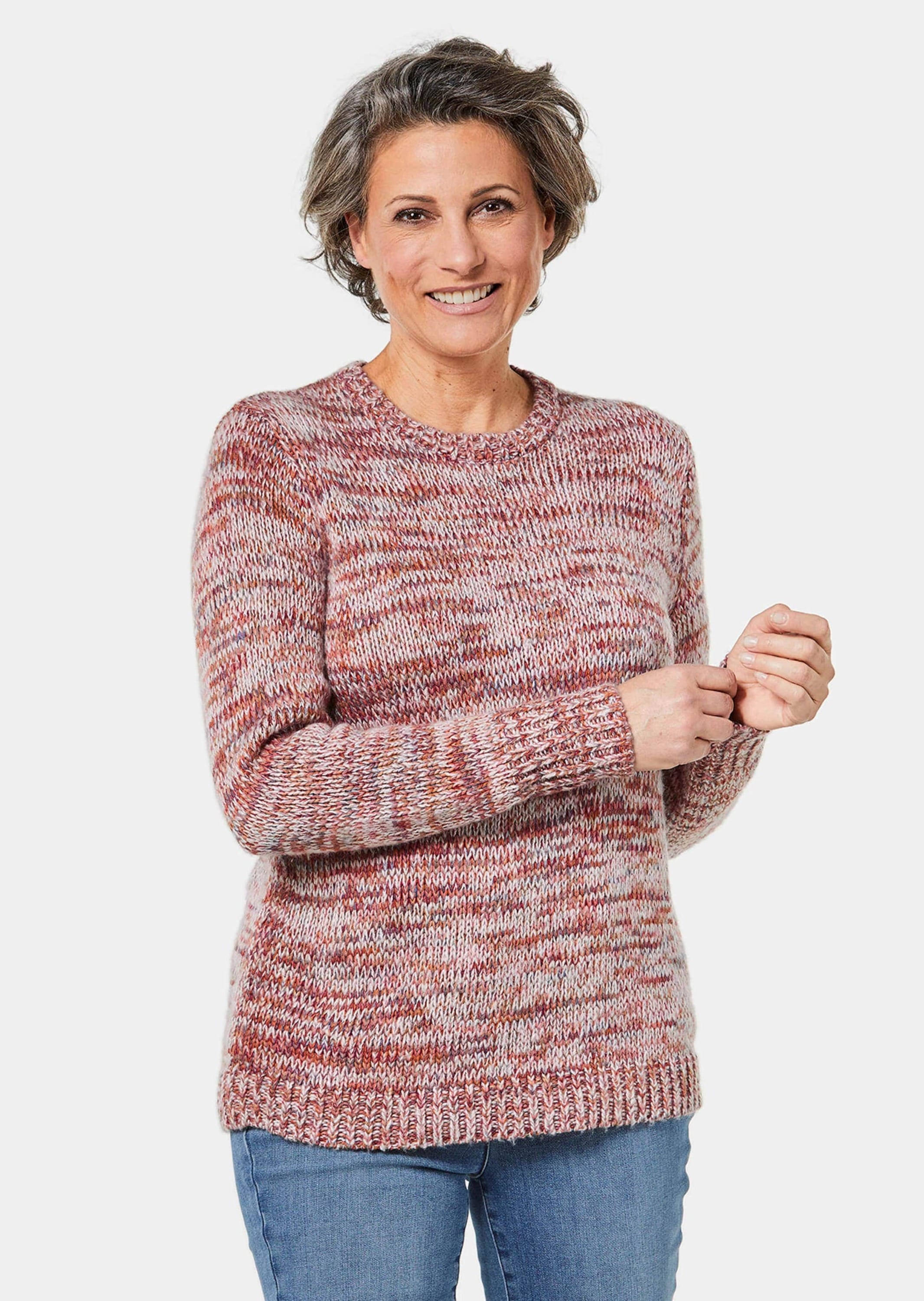Thumbnail - GOLDNER Strickpullover "Kurzgröße Kurzgröße - Multicolor-Pullover"