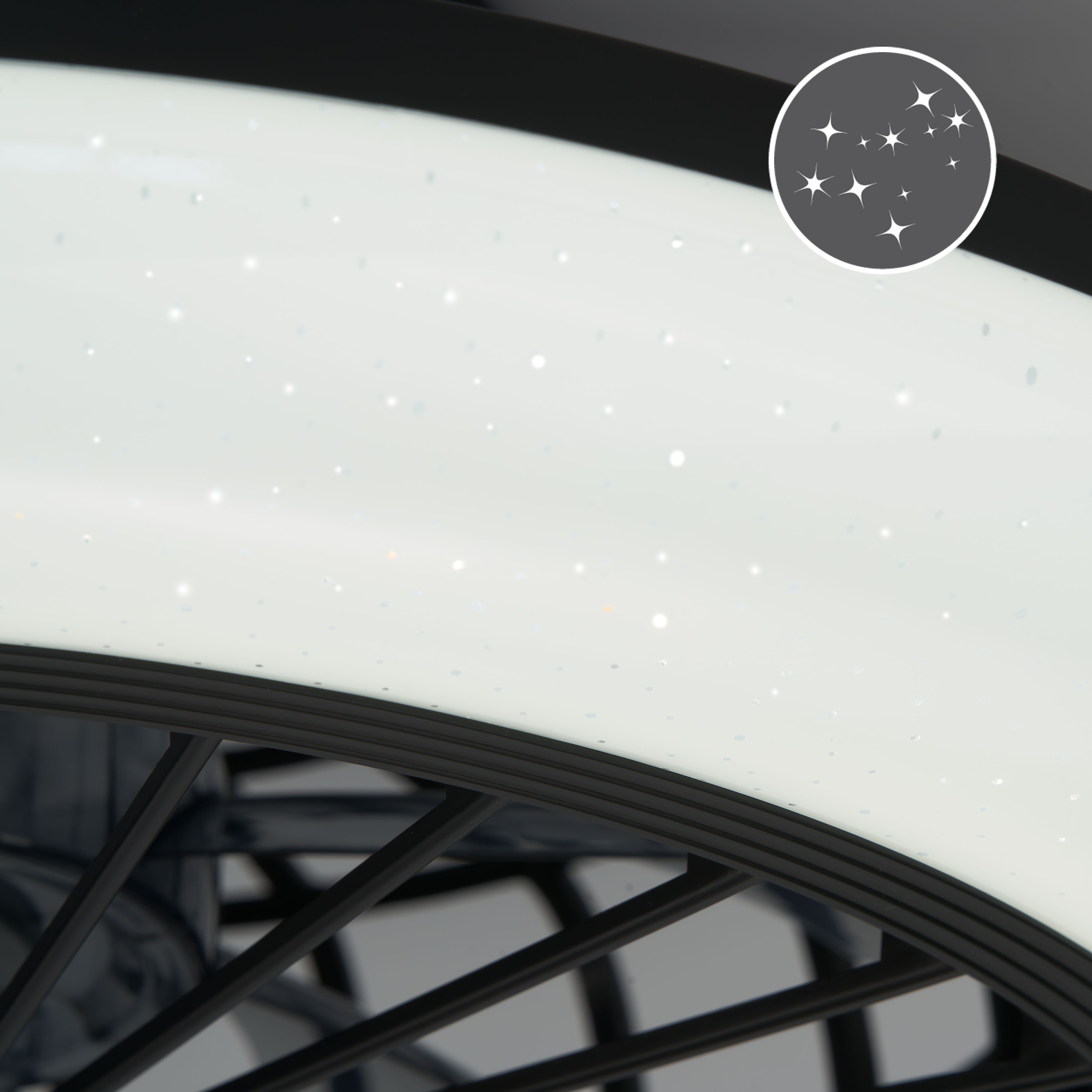 REALITY Leuchten LED Deckenleuchte »Stralsund Deckenventilator« LED-Board 1 Stk. warmweiß - kaltweiß Deckenlampe, Ventilator, Fernbedienung, Ventilator getrennt schaltbar