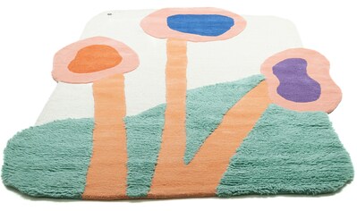 TOM TAILOR Designteppich »Bings Colorful Poppy«, rechteckig, 10 mm Höhe, Kurzflor,... kaufen