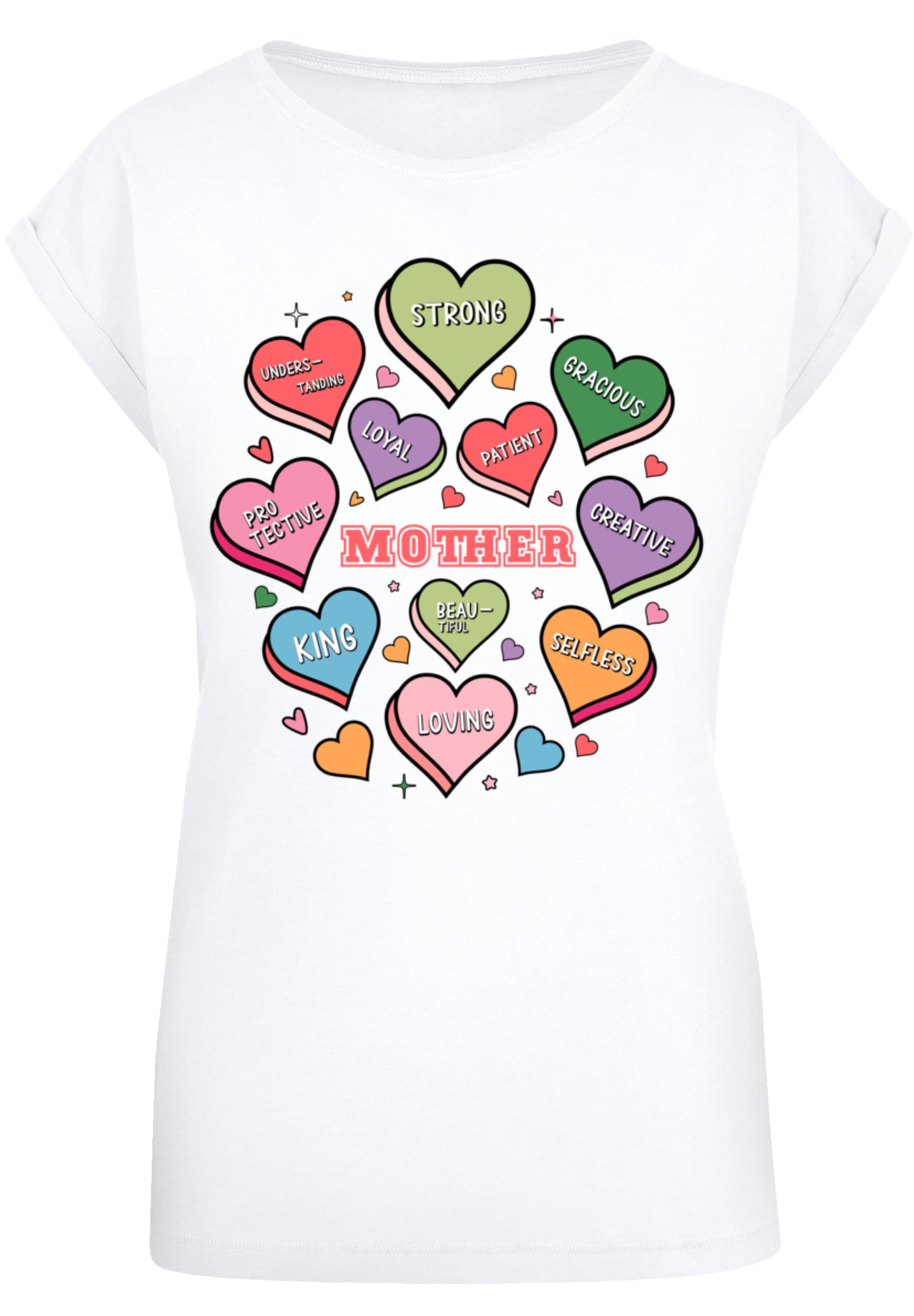 F4NT4STIC T-Shirt »Muttertag Mama Herzen«, Premium Qualität