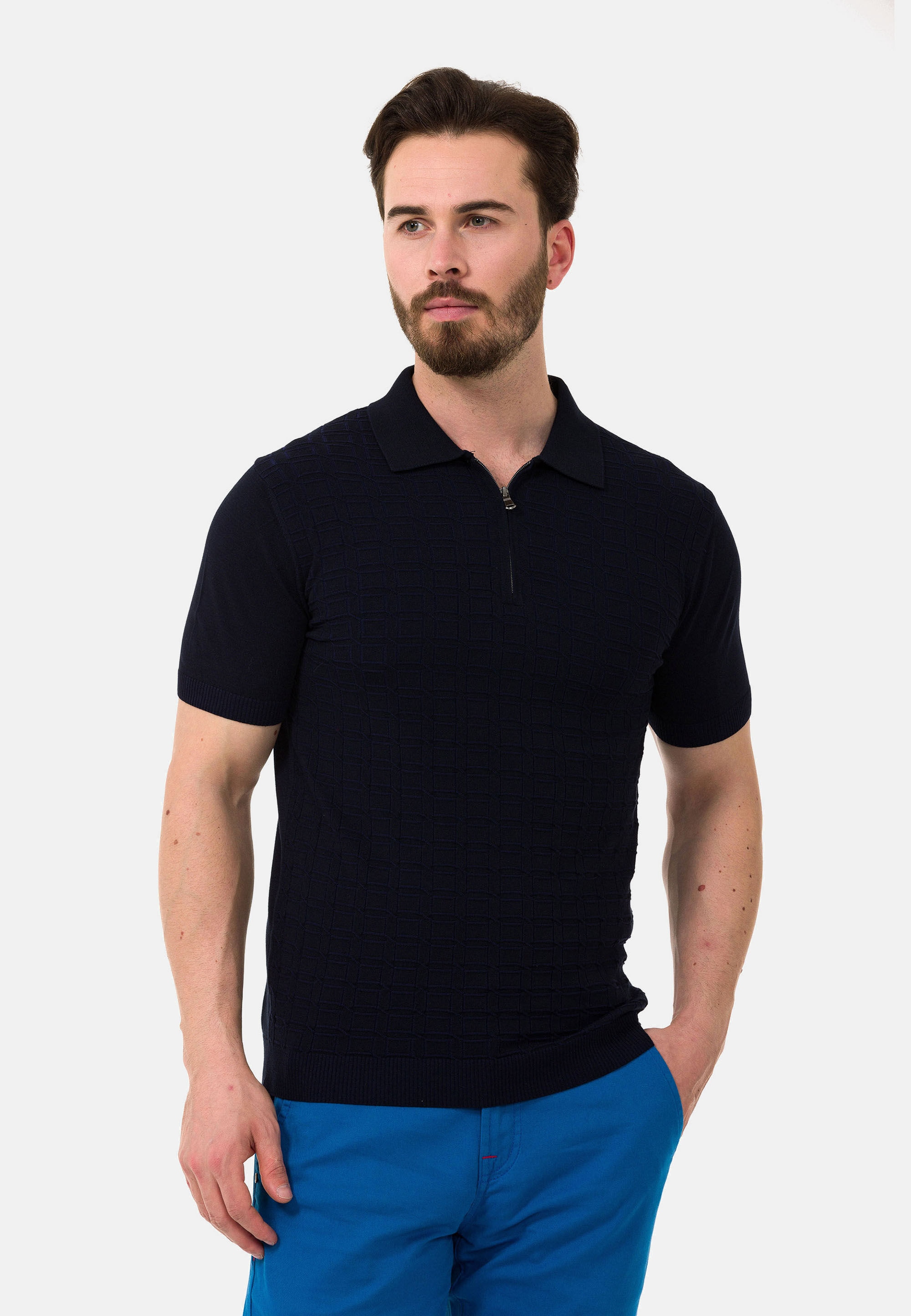 Cipo & Baxx T-Shirt »CT752« gerade geschnitten