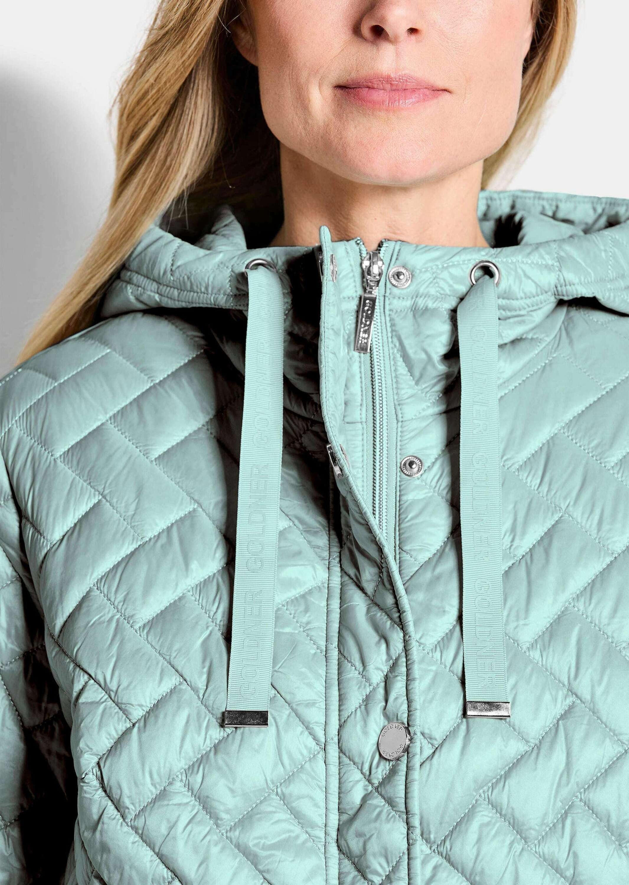 GOLDNER Kurzjacke »Kurzgröße Leichte Steppjacke mit Kapuze«