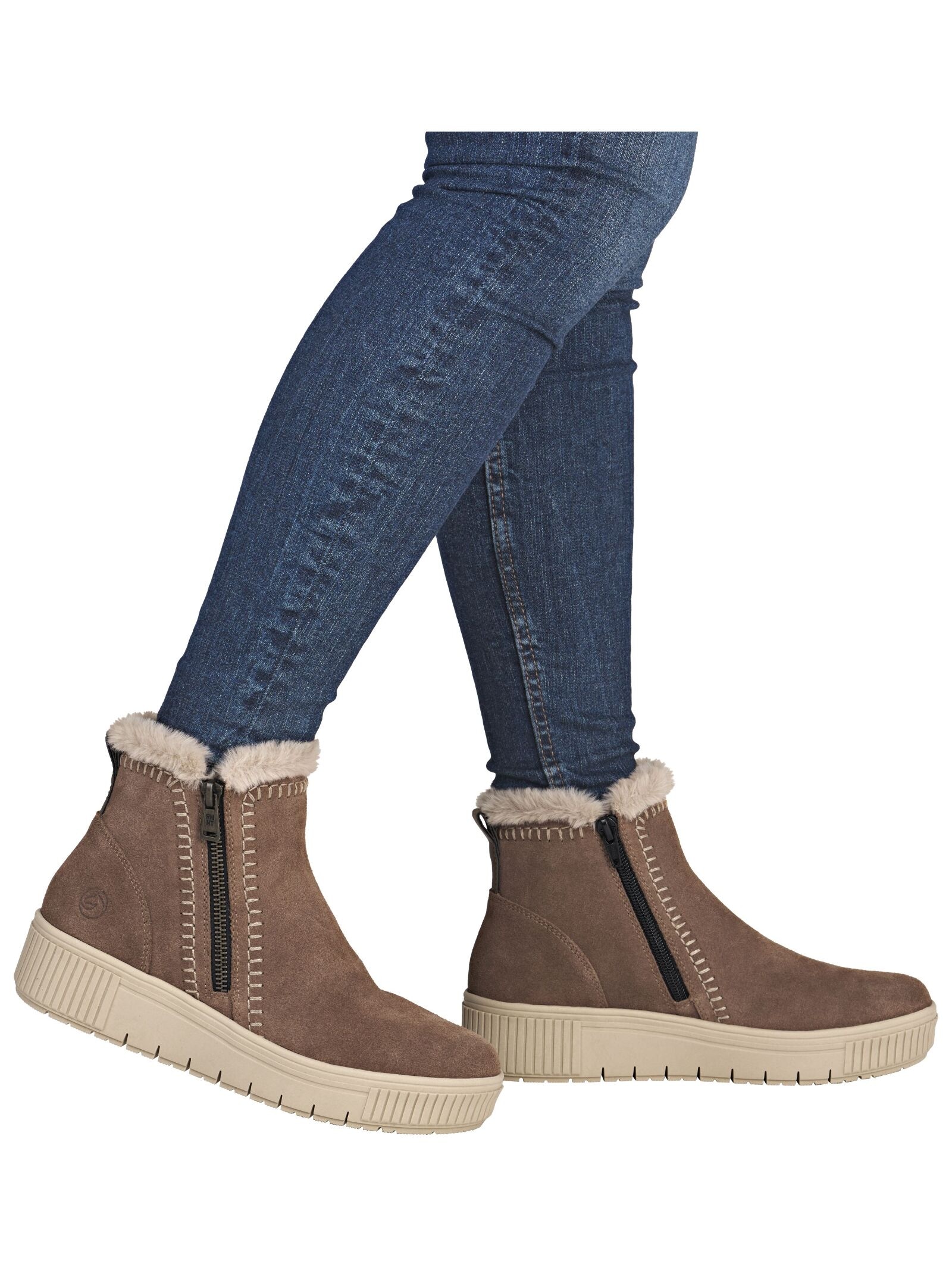 Remonte Plateaustiefelette »Remonte Stiefelette Leder«