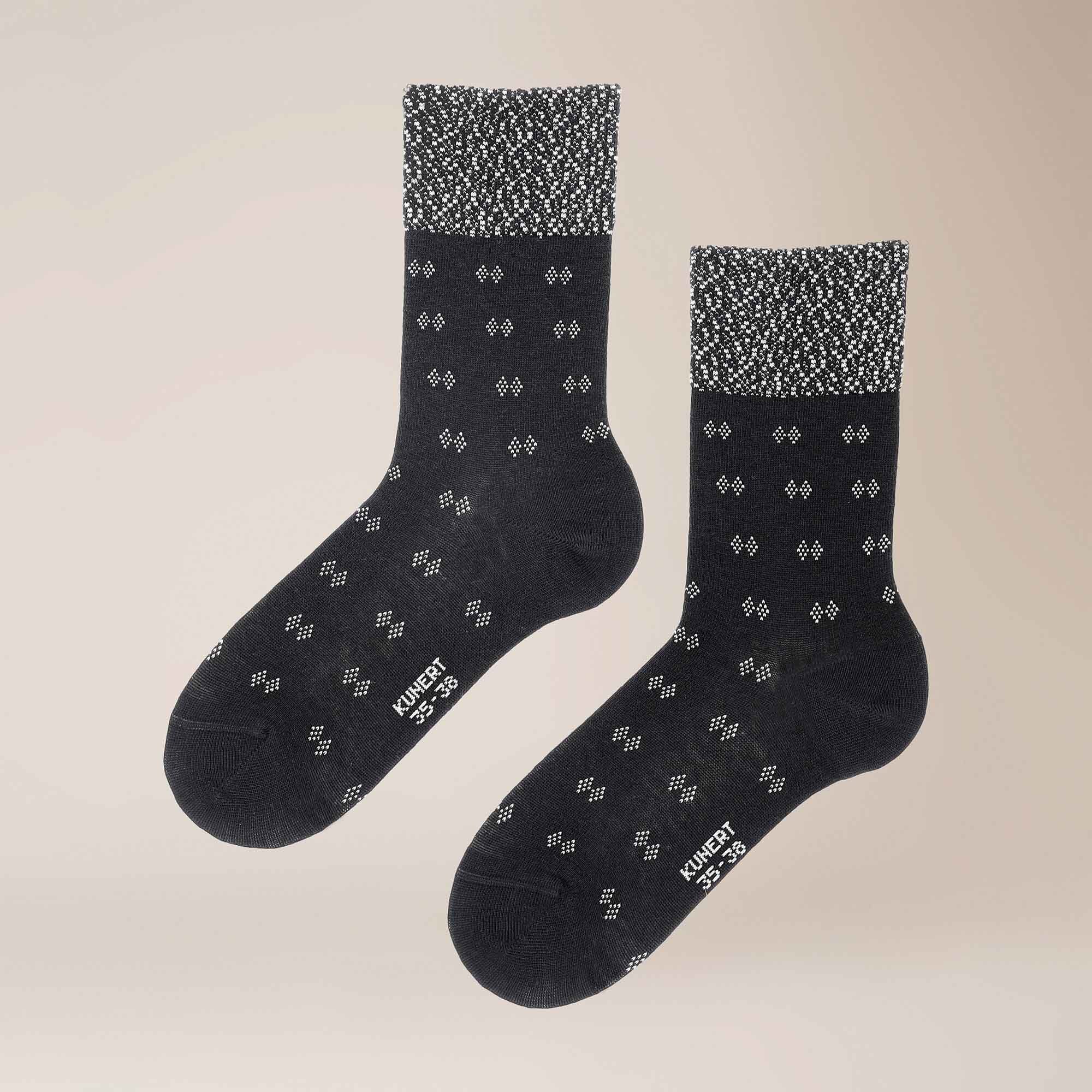 KUNERT Socken "Socke Business Dots"