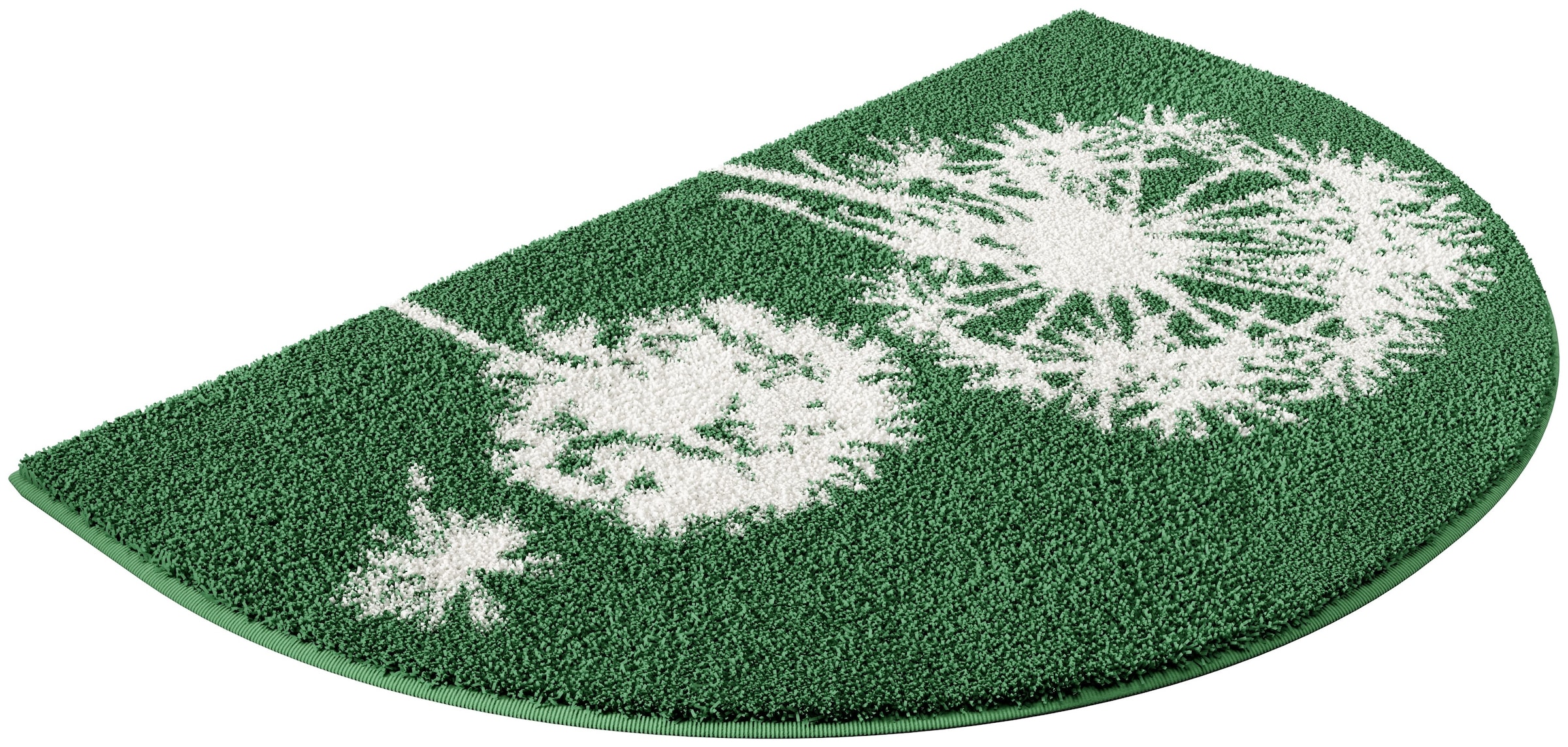 Grund Badematte »Pusteblume, Badvorleger, Badezimmer Teppich, sehr weich«, rutschhemmend beschichtet, schnell trocknend-fußbodenheizungsgeeignet, weiche Haptik, auch als 2-teiliges Set erhältlich, Made in Europe