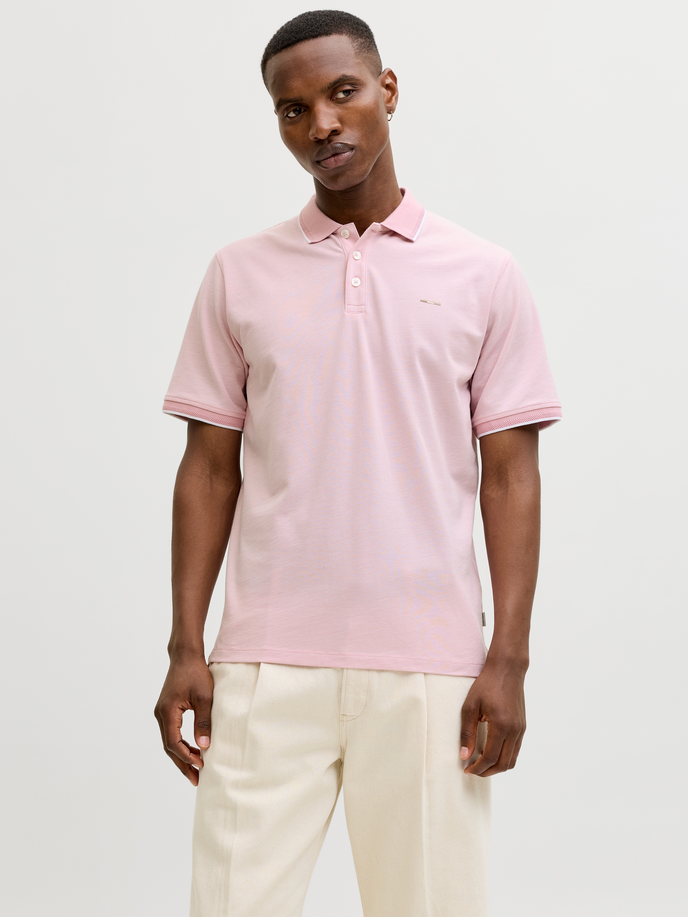 Jack & Jones Poloshirt "JPRBLUALVES SS POLO SN" mit Logo Stickerei günstig online kaufen