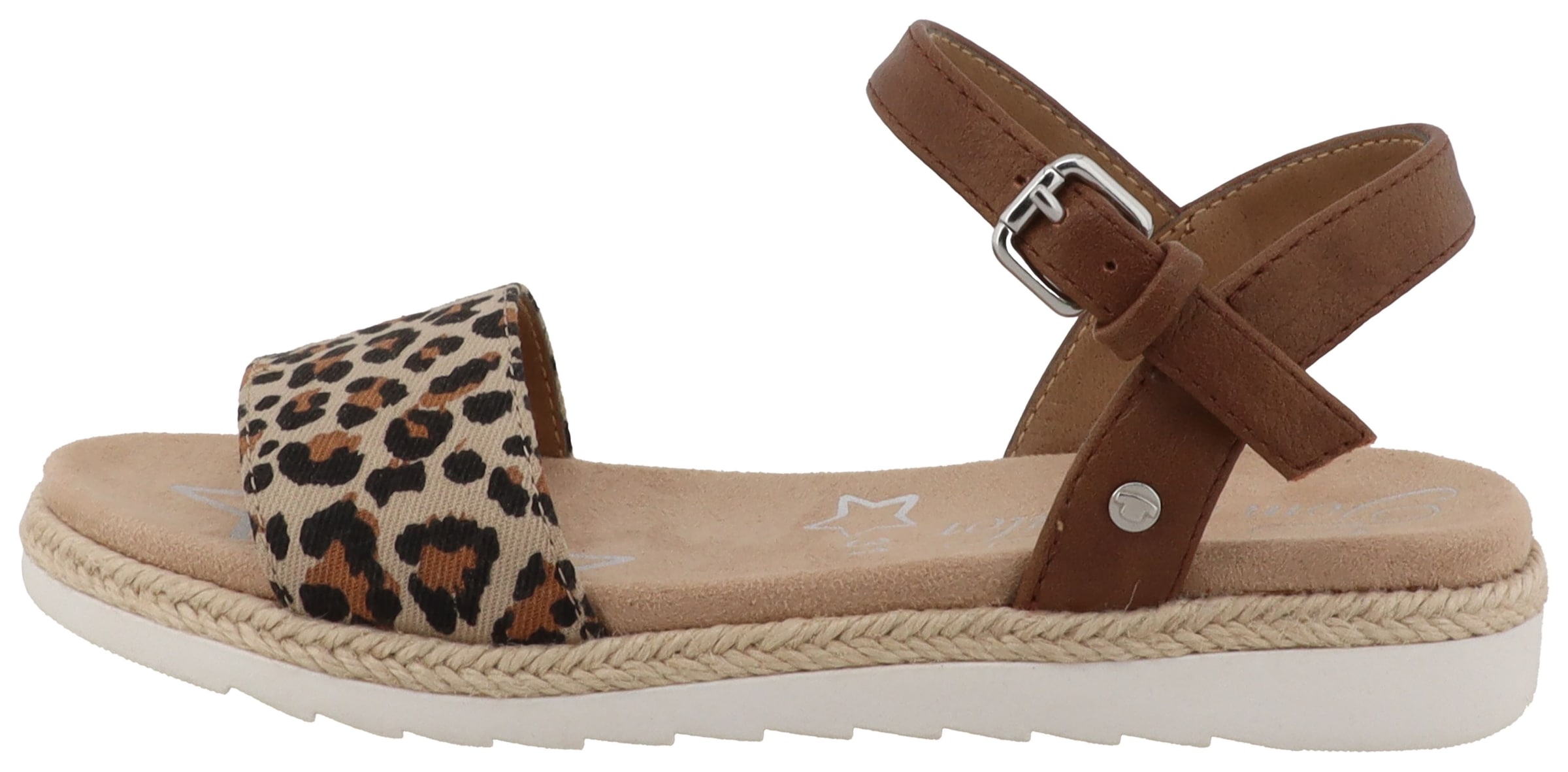 TOM TAILOR Riemchensandale »Resa«  Sommerschuh, Sandalette im angesagten Animal-Look
