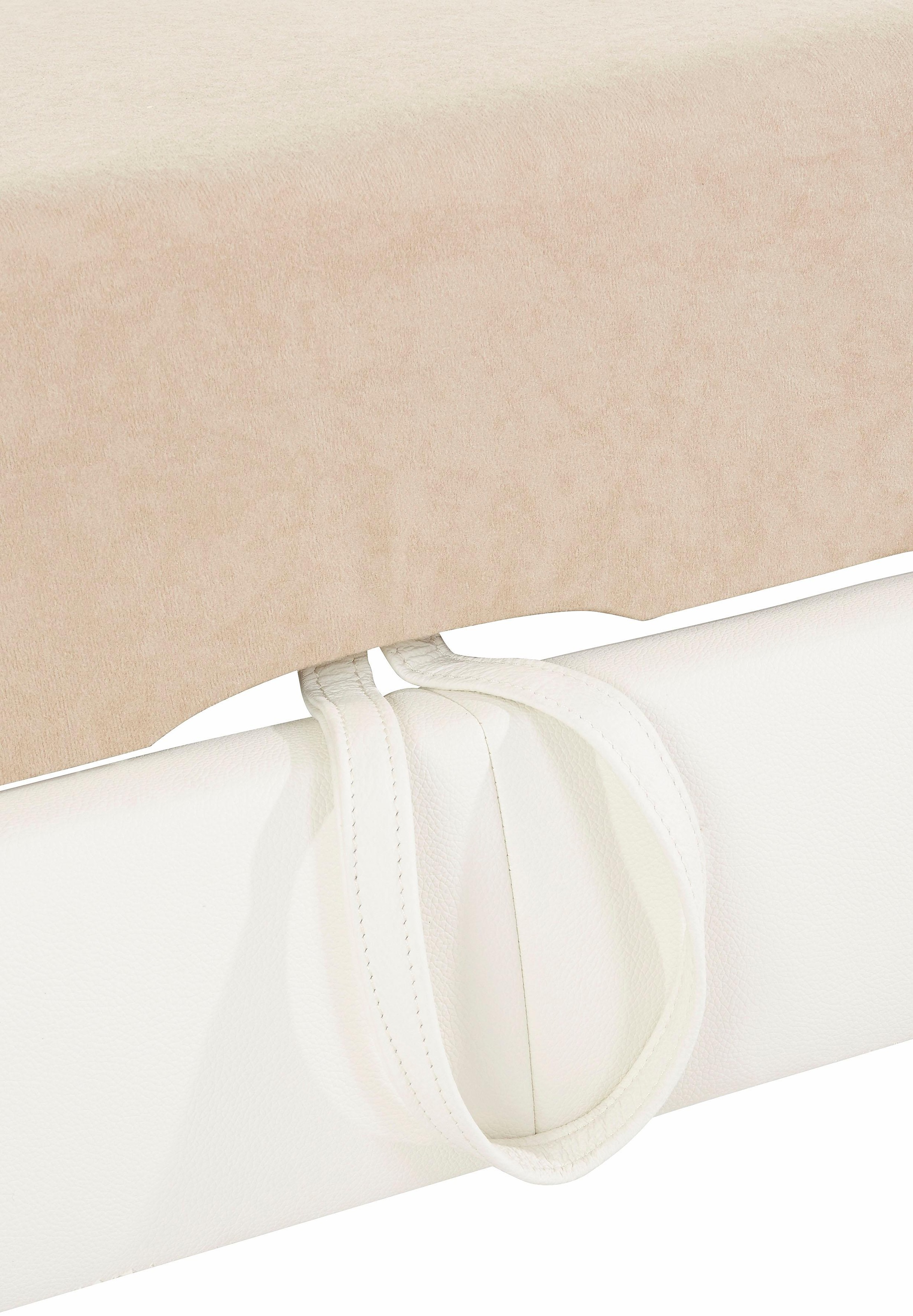 exxpo - sofa fashion Ecksofa »Mantua 2, inkl. Kopf- bzw. Rückenverstellung, bequem, L-Form«, wahlweise mit Bettfunktion und Bettkasten, tolle Verarbeitungsdetails