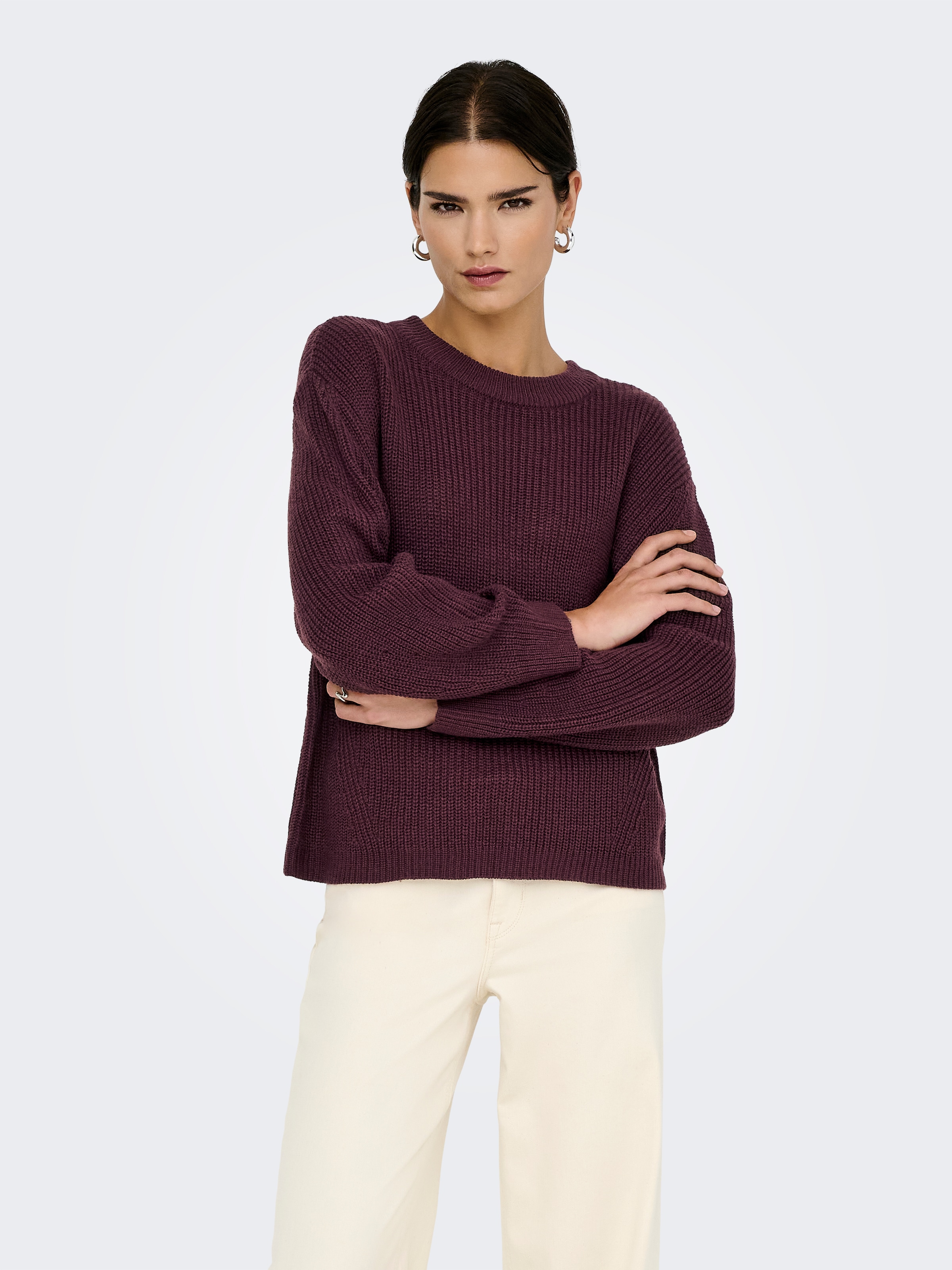 ONLY Strickpullover "ONLMILOUZ LS RIB PULLOVER KNT NOOS" günstig online kaufen