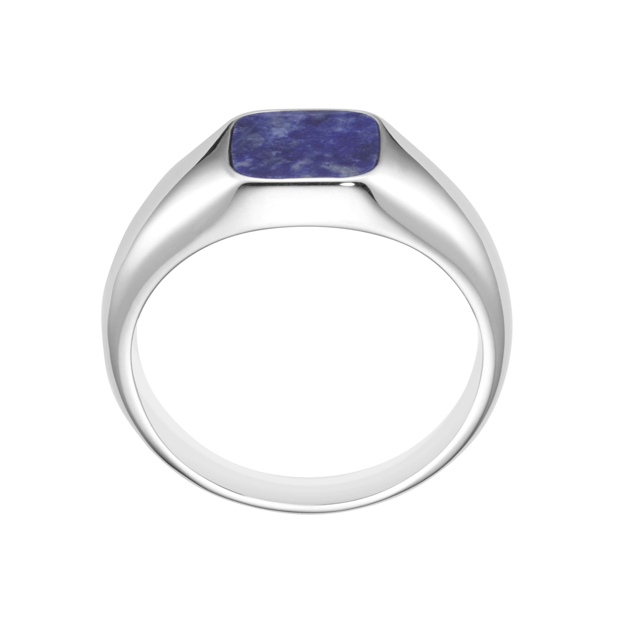 GIORGIO MARTELLO MILANO Silberring »Siegelring mit Lapis, Silber 925«