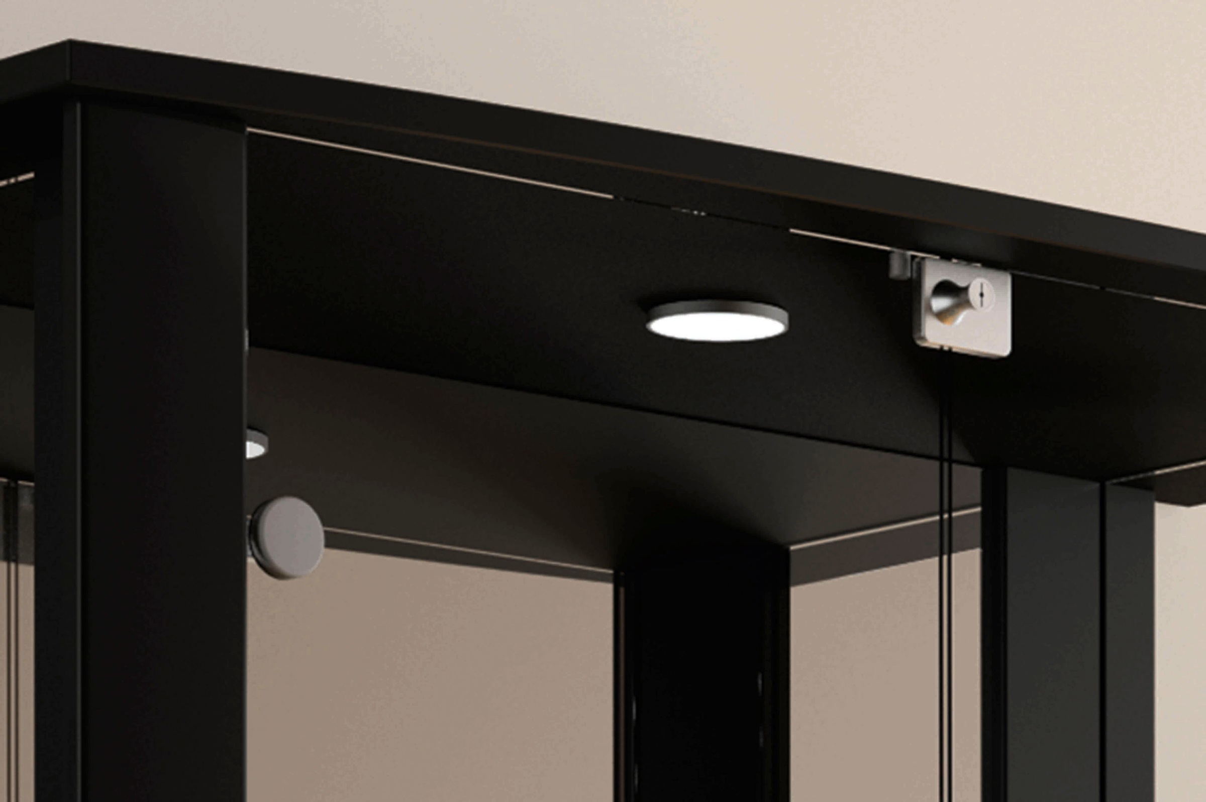 fif möbel Vitrine »STELLA«, Standvitrine/Glasvitrine 2x Glastür,perfekt für Sammler,Sammlervitrine