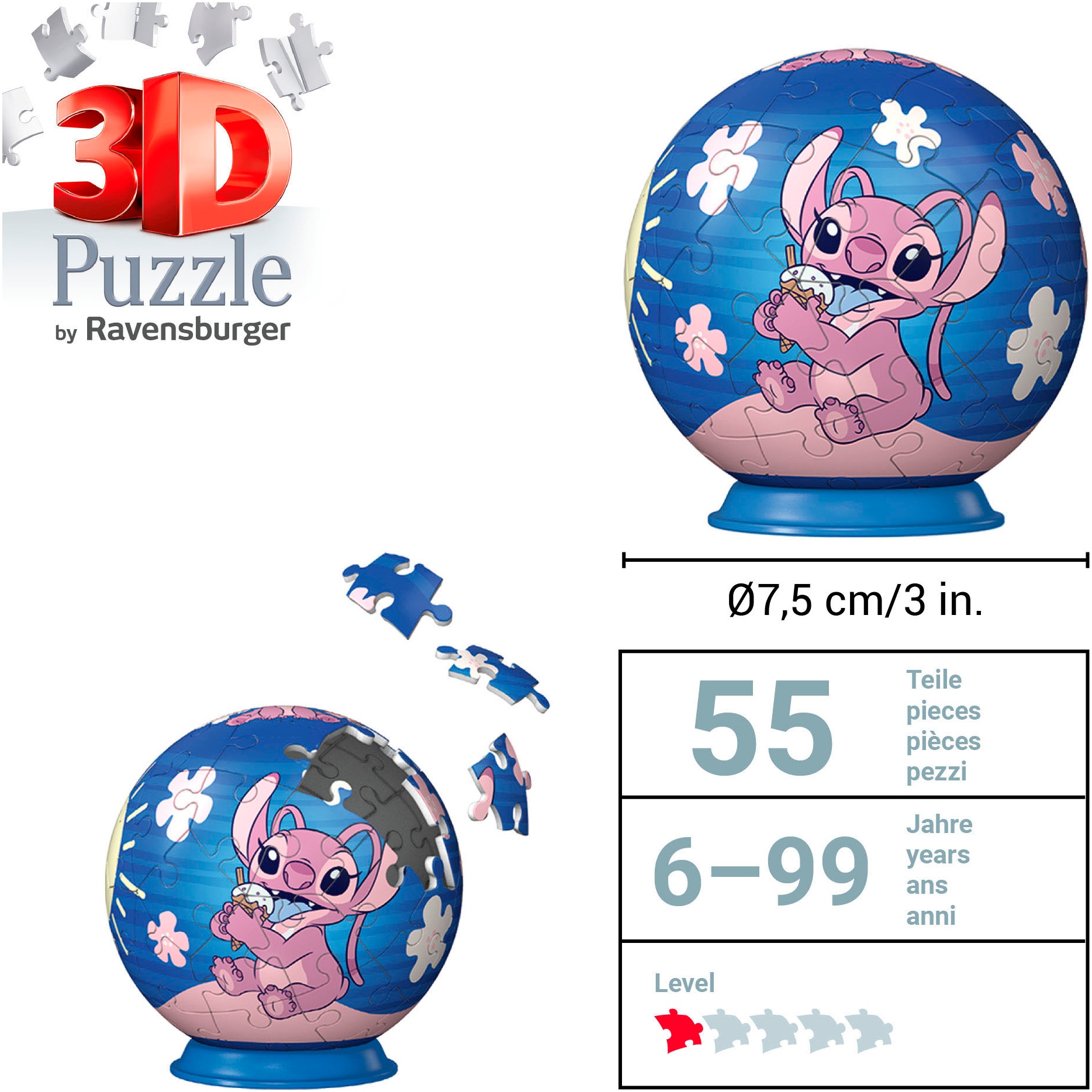 Ravensburger Puzzleball »Disney Angel«, Made in Europe