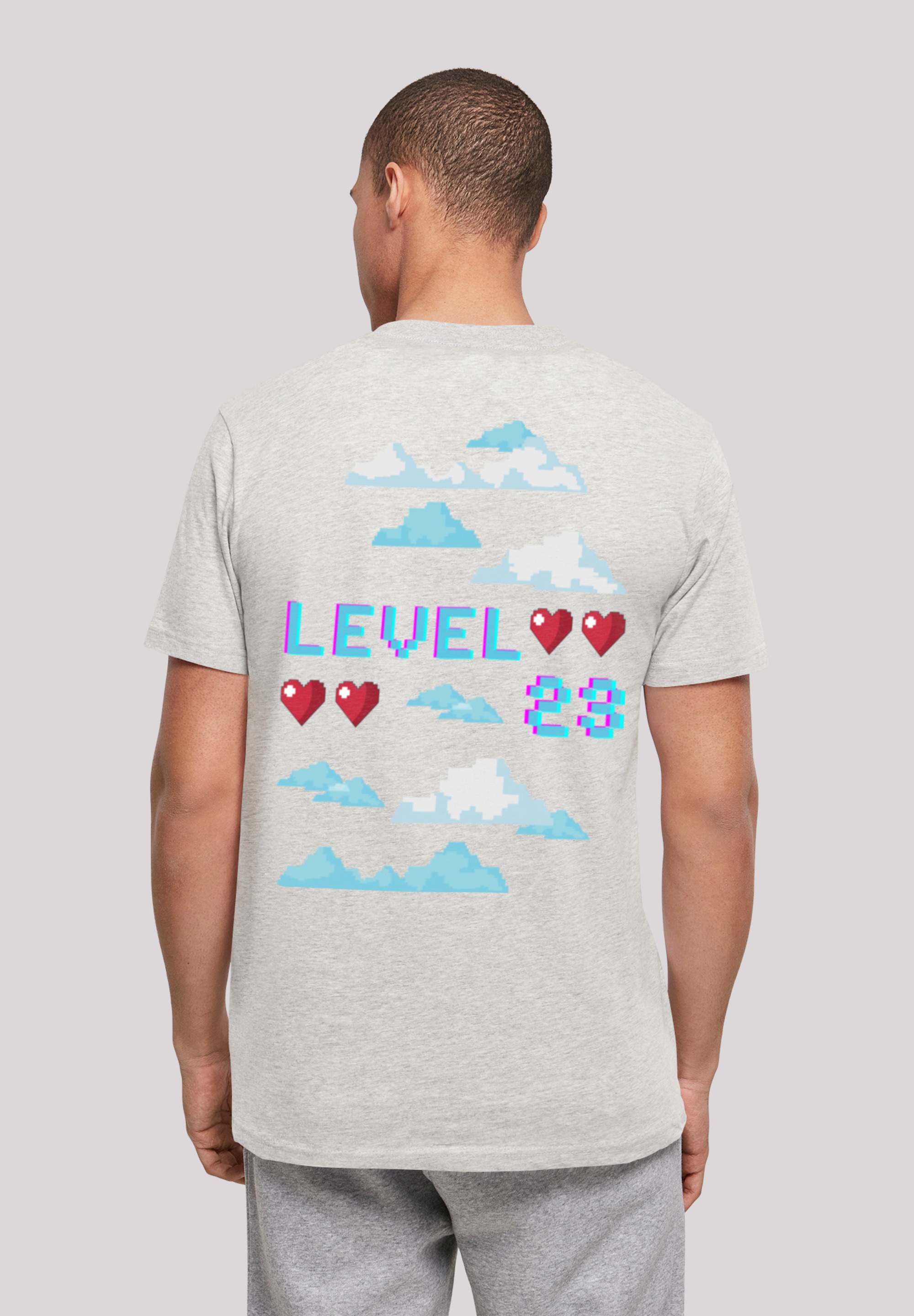 F4NT4STIC T-Shirt »Happy New Year Level Up 23 Front«, Print