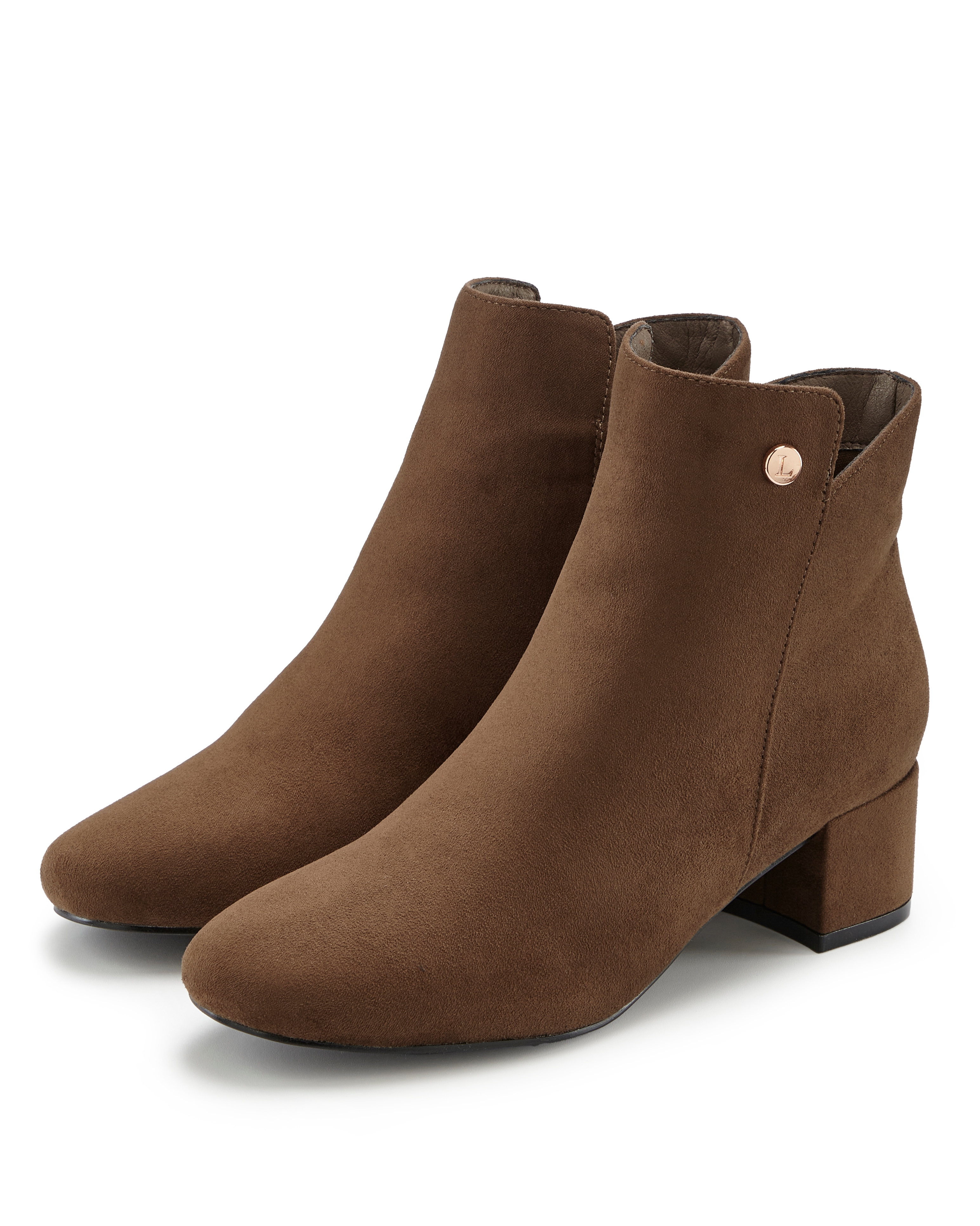 LASCANA Stiefelette "Herbststiefelette, Ankle Boots, Stiefel," mit bequemen Blockabsatz VEGAN