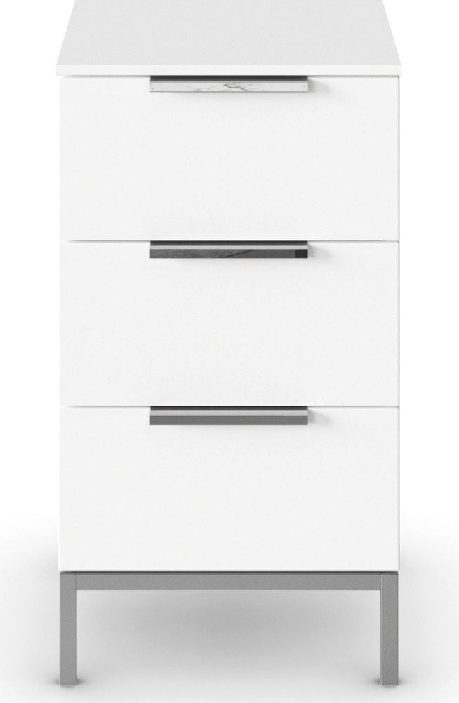 rauch Nachtkommode »Nachttisch Nachtschrank Nachtkonsole FLIPP« Breite 40 cm,  mit 3 Schubladen und Soft-Close-Funktion