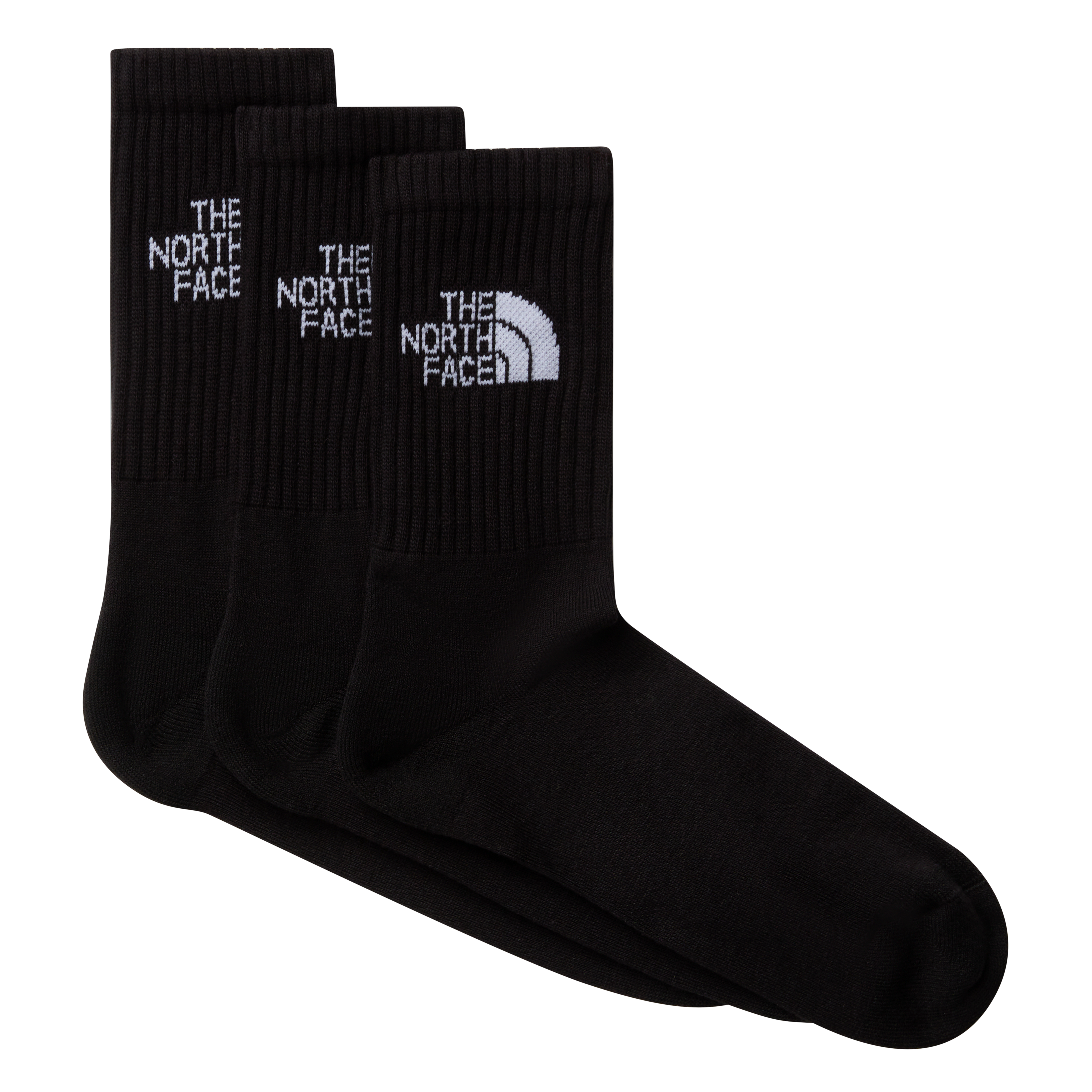 The North Face Socken "EVERYDAY STANDARD CREW SOCK - 3P" für sportive Aktivitäten, mit klassischem Logo am oberen Rand
