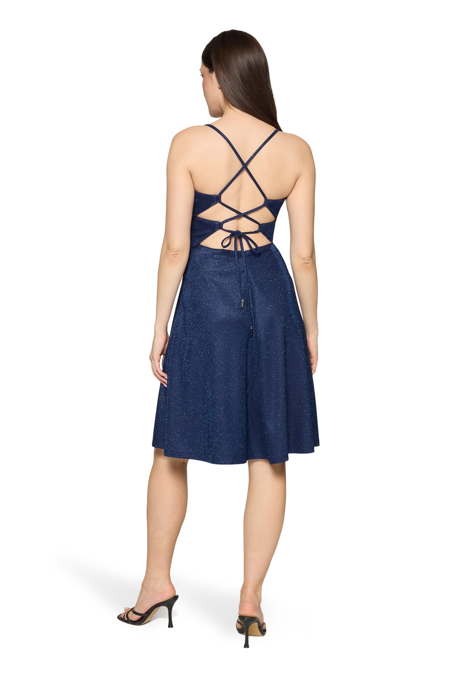 Vera Mont Cocktailkleid »Damen mit Schnürung« Nahttasche