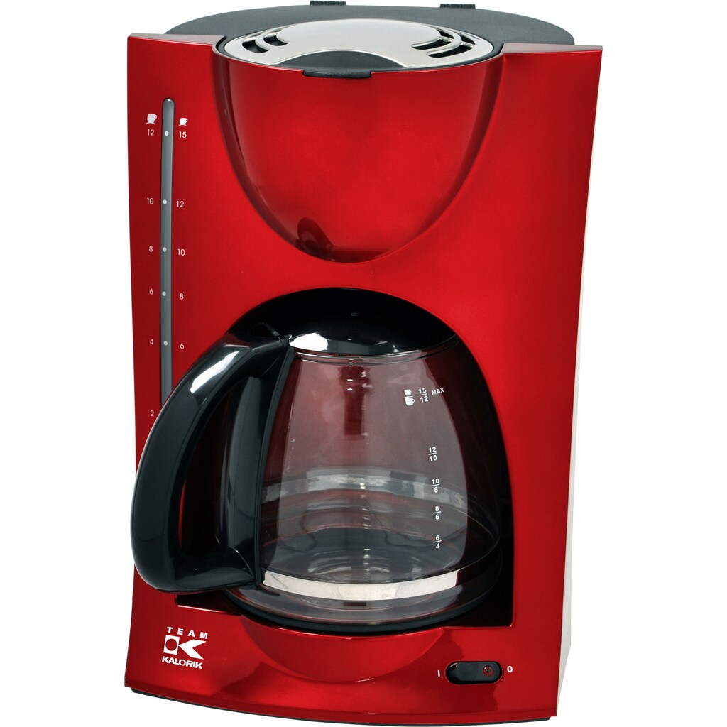 Team Kalorik Filterkaffeemaschine »TKG KA 1050 R«, 1,5 l Kaffeekanne, Papierfilter