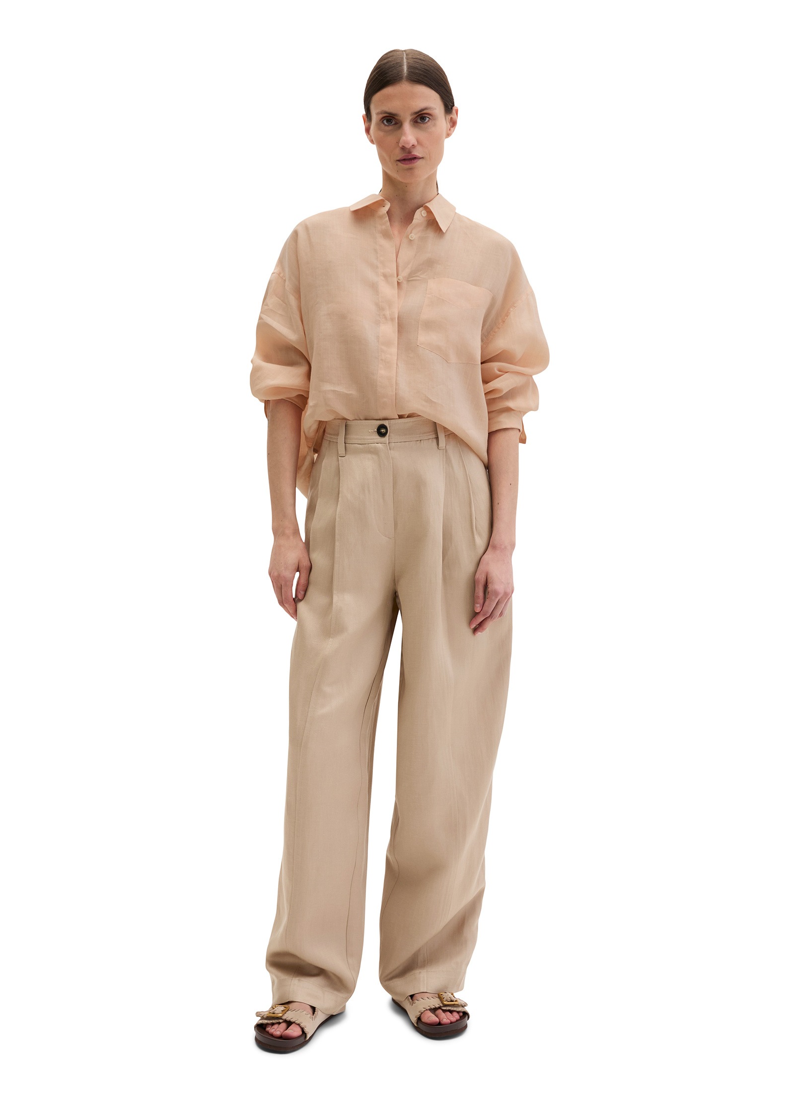 Marc O'Polo Langarmbluse »aus weicher Ramiefaser«